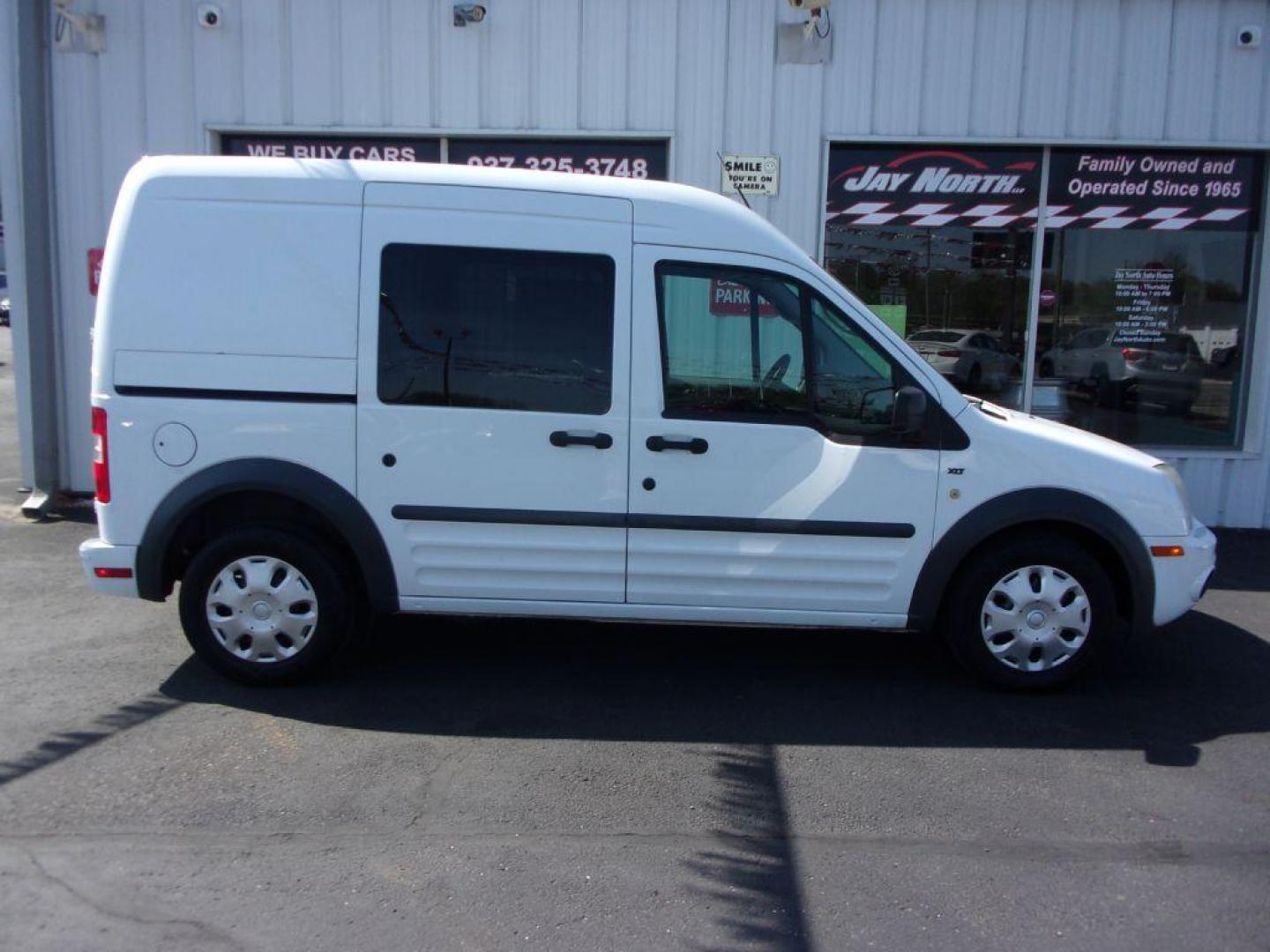 2012 WHITE FORD TRANSIT CONNECT XLT (NM0LS6BN9CT) with an 2.0L engine, Automatic transmission, located at 501 E. Columbia St., Springfield, OH, 45503, (800) 262-7122, 39.925262, -83.801796 - *** XLT *** Local Trade *** Serviced and Detailed *** Jay North Auto has offered hand picked vehicles since 1965! Our customer's enjoy a NO pressure buying experience with a small town feel. All of our vehicles get fully inspected and detailed. We are a preferred dealer for many local credit un - Photo#0