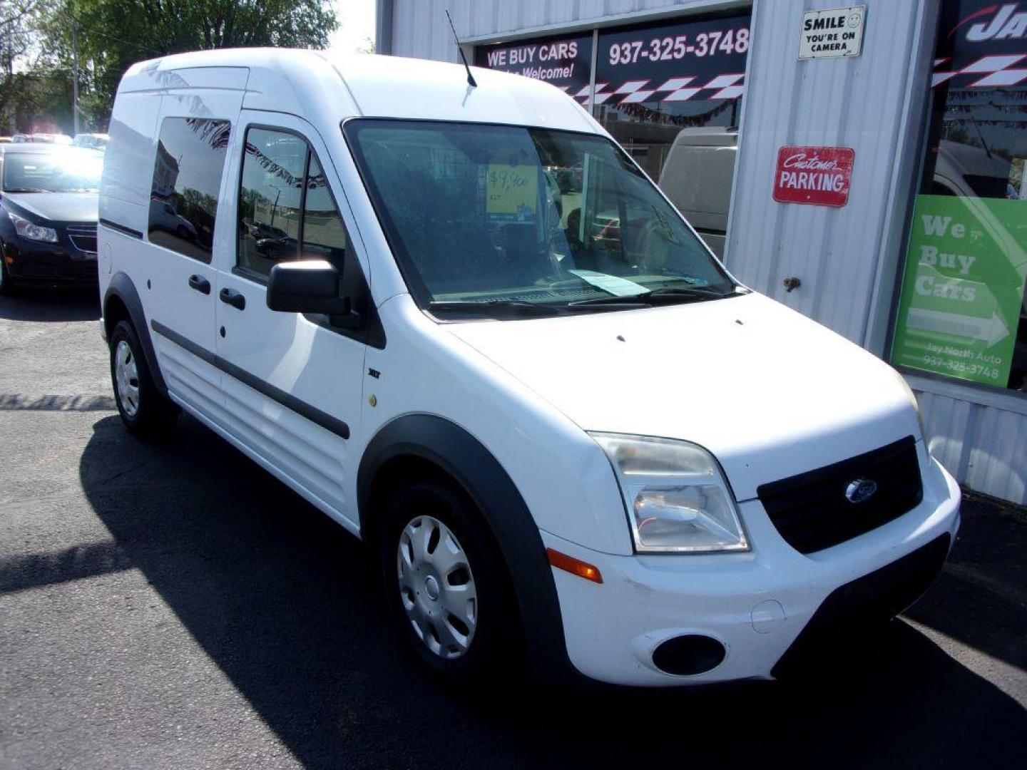 2012 WHITE FORD TRANSIT CONNECT XLT (NM0LS6BN9CT) with an 2.0L engine, Automatic transmission, located at 501 E. Columbia St., Springfield, OH, 45503, (800) 262-7122, 39.925262, -83.801796 - *** XLT *** Local Trade *** Serviced and Detailed *** Jay North Auto has offered hand picked vehicles since 1965! Our customer's enjoy a NO pressure buying experience with a small town feel. All of our vehicles get fully inspected and detailed. We are a preferred dealer for many local credit un - Photo#1
