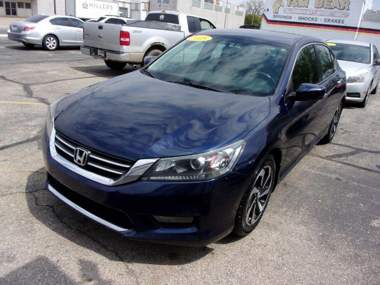 2015 BLUE HONDA ACCORD SPORT (1HGCR2F5XFA) with an 2.4L engine, Continuously Variable transmission, located at 501 E. Columbia St., Springfield, OH, 45503, (800) 262-7122, 39.925262, -83.801796 - *** Sport *** New Tires *** Serviced and Detailed *** FWD *** Jay North Auto has offered hand picked vehicles since 1965! Our customer's enjoy a NO pressure buying experience with a small town feel. All of our vehicles get fully inspected and detailed. We are a preferred dealer for many local c - Photo #6