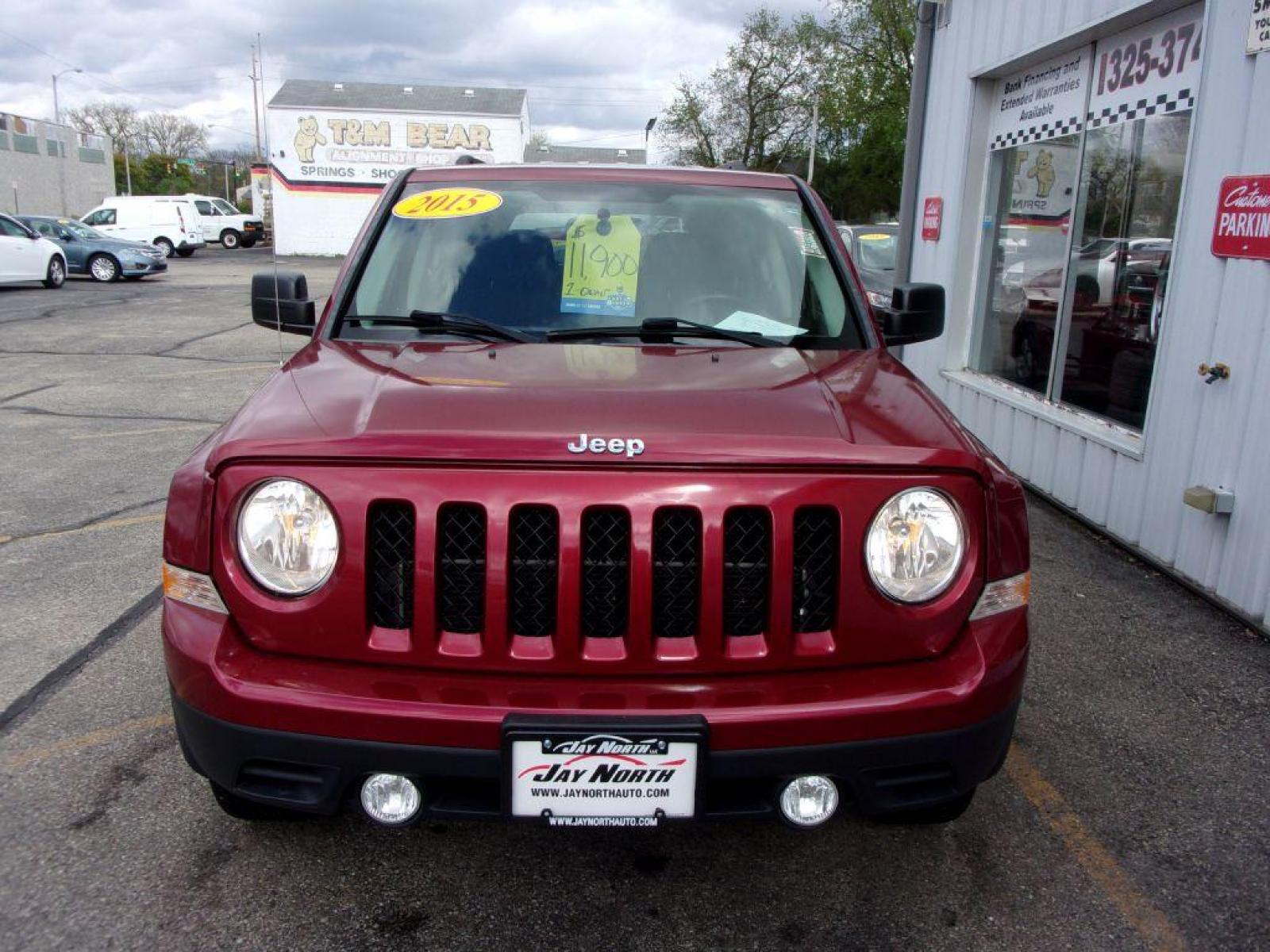 2015 RED JEEP PATRIOT LATITUDE (1C4NJRFB3FD) with an 2.4L engine, Continuously Variable transmission, located at 501 E. Columbia St., Springfield, OH, 45503, (800) 262-7122, 39.925262, -83.801796 - Photo #2