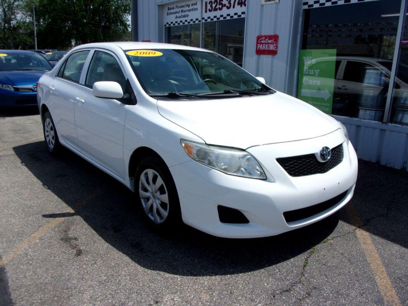 2009 WHITE TOYOTA COROLLA LE (2T1BU40EX9C) with an 1.8L engine, Automatic transmission, located at 501 E. Columbia St., Springfield, OH, 45503, (800) 262-7122, 39.925262, -83.801796 - ***1-Owner***Gas Saver***LE***Seviced and Detailed*** Jay North Auto has offered hand picked vehicles since 1965! Our customer's enjoy a NO pressure buying experience with a small town feel. All of our vehicles get fully inspected and detailed. We are a preferred dealer for many local credit uni - Photo #2