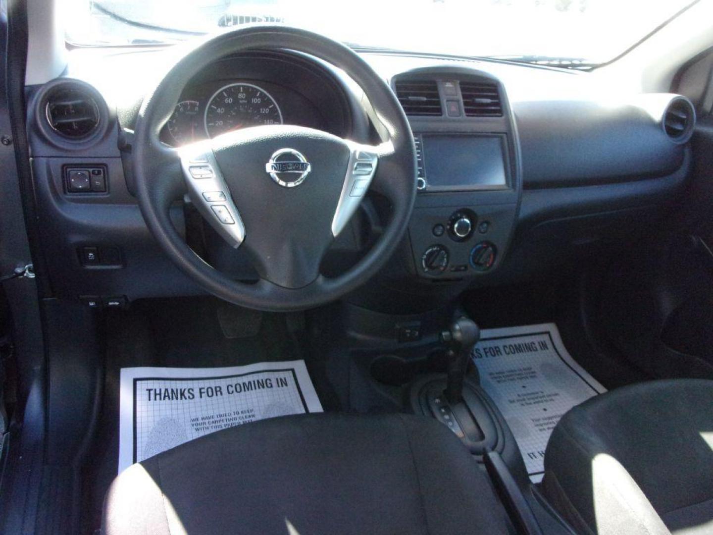 2019 GRAY NISSAN VERSA S (3N1CN7AP6KL) with an 1.6L engine, Continuously Variable transmission, located at 501 E. Columbia St., Springfield, OH, 45503, (800) 262-7122, 39.925262, -83.801796 - Photo#9
