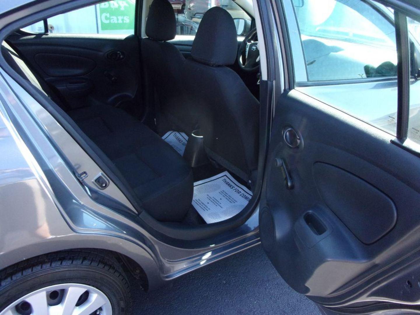 2019 GRAY NISSAN VERSA S (3N1CN7AP6KL) with an 1.6L engine, Continuously Variable transmission, located at 501 E. Columbia St., Springfield, OH, 45503, (800) 262-7122, 39.925262, -83.801796 - Photo#12
