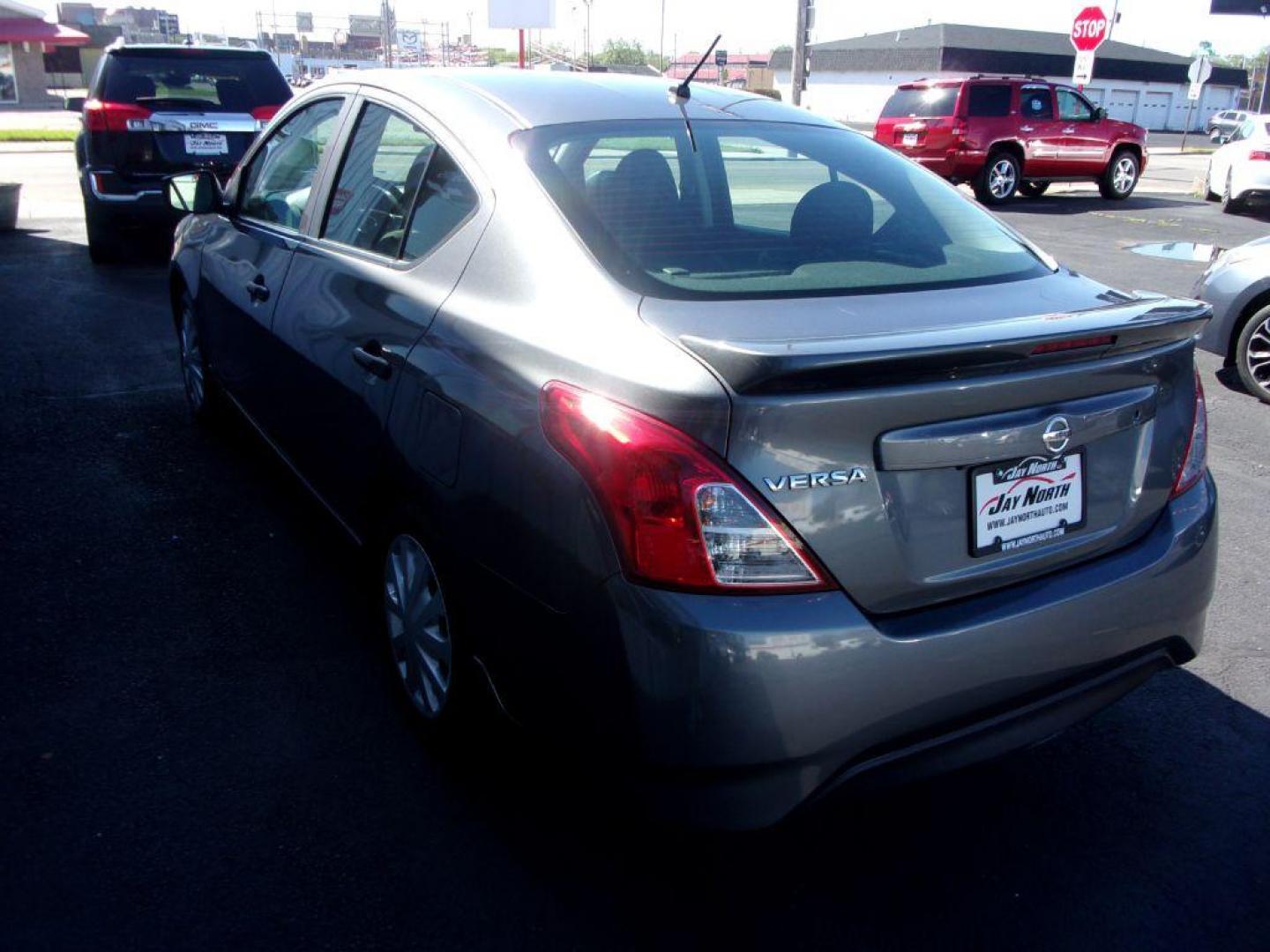 2019 GRAY NISSAN VERSA S (3N1CN7AP6KL) with an 1.6L engine, Continuously Variable transmission, located at 501 E. Columbia St., Springfield, OH, 45503, (800) 262-7122, 39.925262, -83.801796 - Photo#4
