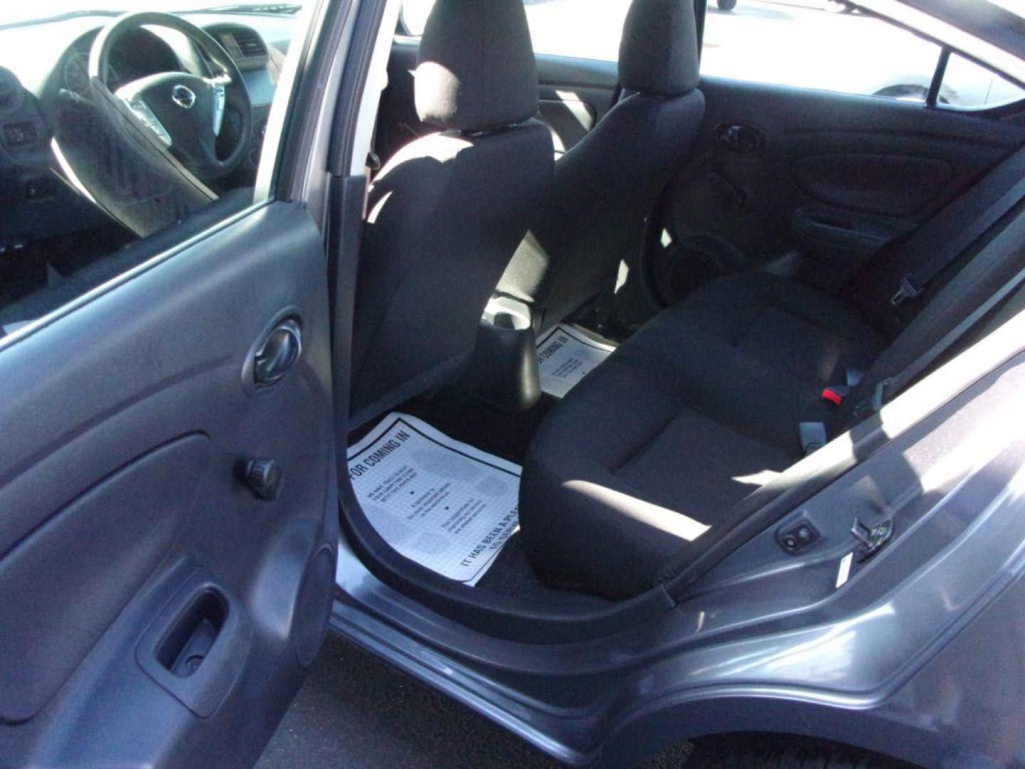 2019 GRAY NISSAN VERSA S (3N1CN7AP6KL) with an 1.6L engine, Continuously Variable transmission, located at 501 E. Columbia St., Springfield, OH, 45503, (800) 262-7122, 39.925262, -83.801796 - Photo#8