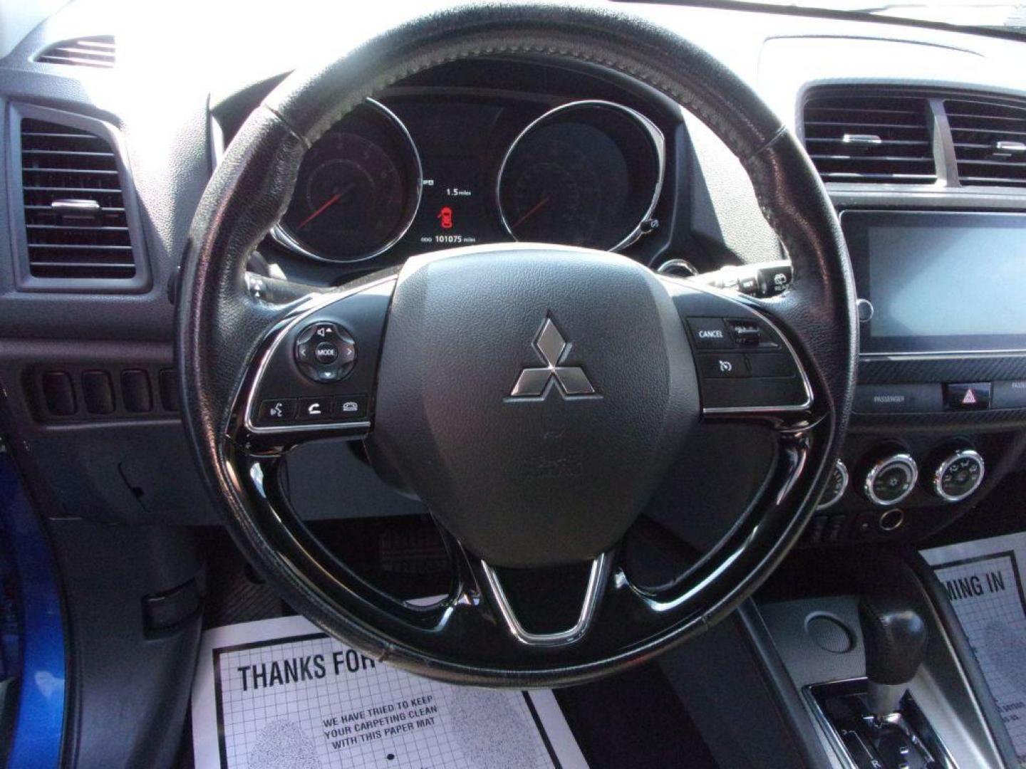 2018 BLUE MITSUBISHI OUTLANDER SPORT SE (JA4AP3AW1JU) with an 2.4L engine, Continuously Variable transmission, located at 501 E. Columbia St., Springfield, OH, 45503, (800) 262-7122, 39.925262, -83.801796 - ***Clean Carfax***Outlander Sport***Heated Seats***Carplay and Android Auto***Back-up Camera***New Brakes***Serviced and Detailed*** Jay North Auto has offered hand picked vehicles since 1965! Our customer's enjoy a NO pressure buying experience with a small town feel. All of our vehicles get fu - Photo#9