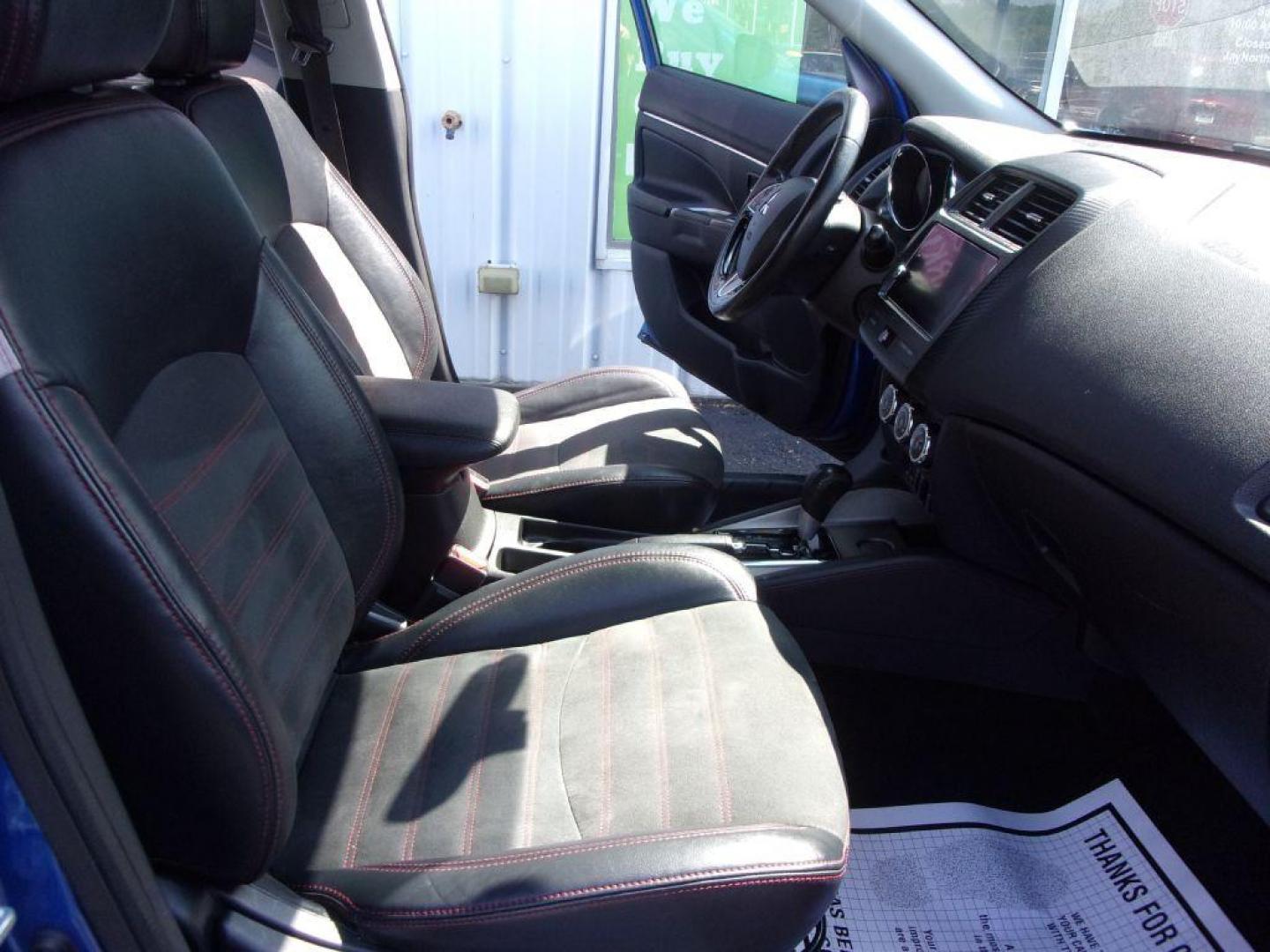 2018 BLUE MITSUBISHI OUTLANDER SPORT SE (JA4AP3AW1JU) with an 2.4L engine, Continuously Variable transmission, located at 501 E. Columbia St., Springfield, OH, 45503, (800) 262-7122, 39.925262, -83.801796 - ***Clean Carfax***Outlander Sport***Heated Seats***Carplay and Android Auto***Back-up Camera***New Brakes***Serviced and Detailed*** Jay North Auto has offered hand picked vehicles since 1965! Our customer's enjoy a NO pressure buying experience with a small town feel. All of our vehicles get fu - Photo#18