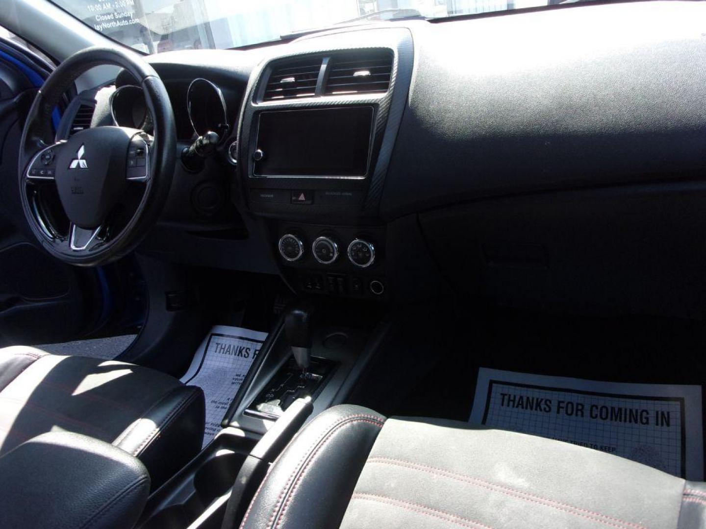 2018 BLUE MITSUBISHI OUTLANDER SPORT SE (JA4AP3AW1JU) with an 2.4L engine, Continuously Variable transmission, located at 501 E. Columbia St., Springfield, OH, 45503, (800) 262-7122, 39.925262, -83.801796 - ***Clean Carfax***Outlander Sport***Heated Seats***Carplay and Android Auto***Back-up Camera***New Brakes***Serviced and Detailed*** Jay North Auto has offered hand picked vehicles since 1965! Our customer's enjoy a NO pressure buying experience with a small town feel. All of our vehicles get fu - Photo#19