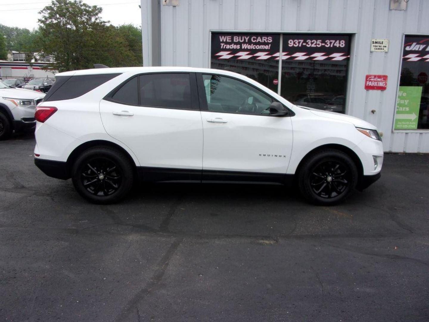 2020 WHITE CHEVROLET EQUINOX LS (2GNAXHEV0L6) with an 1.5L engine, Automatic transmission, located at 501 E. Columbia St., Springfield, OH, 45503, (800) 262-7122, 39.925262, -83.801796 - *** LS *** FWD *** Serviced and Detailed *** Power Seat *** Jay North Auto has offered hand picked vehicles since 1965! Our customer's enjoy a NO pressure buying experience with a small town feel. All of our vehicles get fully inspected and detailed. We are a preferred dealer for many local cred - Photo#0