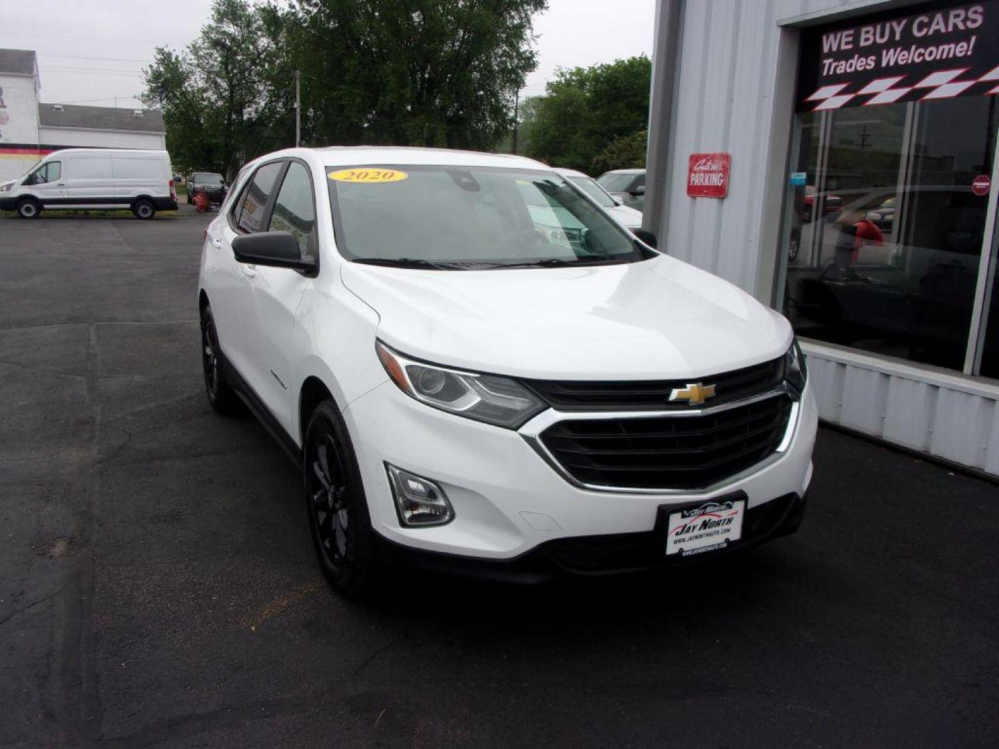 2020 WHITE CHEVROLET EQUINOX LS (2GNAXHEV0L6) with an 1.5L engine, Automatic transmission, located at 501 E. Columbia St., Springfield, OH, 45503, (800) 262-7122, 39.925262, -83.801796 - *** LS *** FWD *** Serviced and Detailed *** Power Seat *** Jay North Auto has offered hand picked vehicles since 1965! Our customer's enjoy a NO pressure buying experience with a small town feel. All of our vehicles get fully inspected and detailed. We are a preferred dealer for many local cred - Photo#2