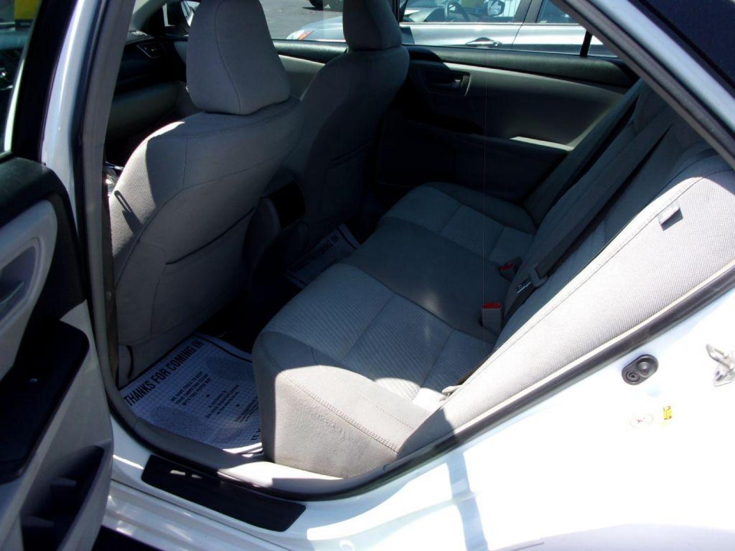 2017 WHITE TOYOTA CAMRY LE (4T1BF1FK1HU) with an 2.5L engine, Automatic transmission, located at 501 E. Columbia St., Springfield, OH, 45503, (800) 262-7122, 39.925262, -83.801796 - *** LE *** Serviced and Detailed *** Back Up Camera *** FWD *** Jay North Auto has offered hand picked vehicles since 1965! Our customer's enjoy a NO pressure buying experience with a small town feel. All of our vehicles get fully inspected and detailed. We are a preferred dealer for many local - Photo#7
