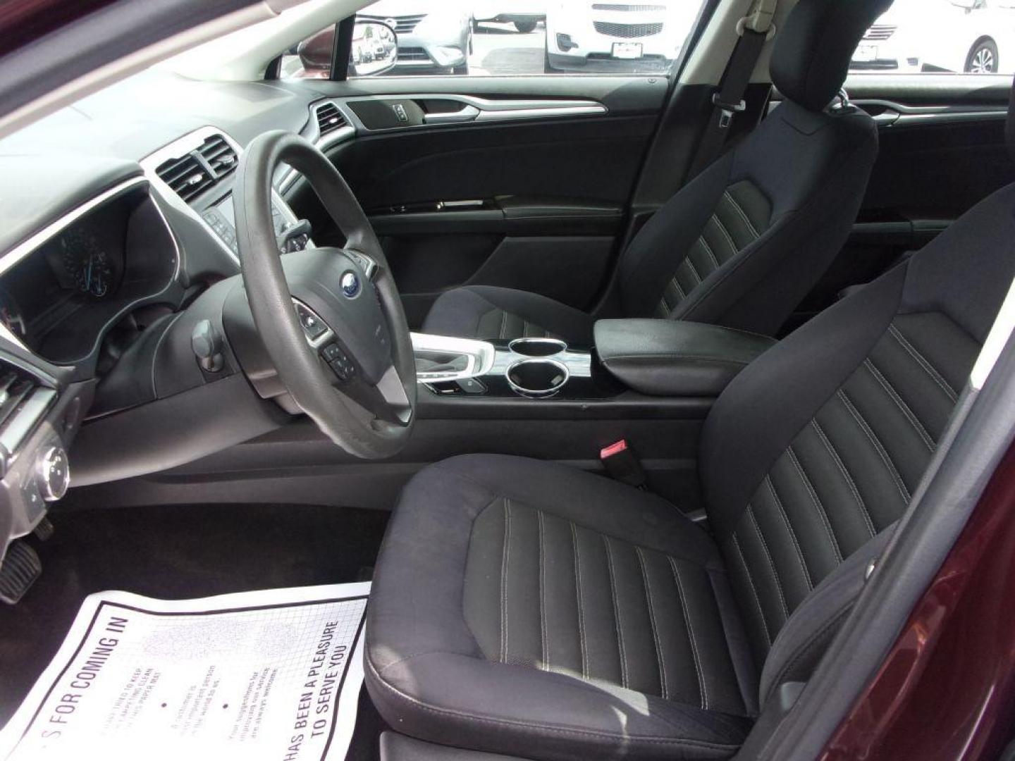 2013 RED FORD FUSION SE (3FA6P0H77DR) with an 2.5L engine, Automatic transmission, located at 501 E. Columbia St., Springfield, OH, 45503, (800) 262-7122, 39.925262, -83.801796 - ***Clean Carfax***New Front and Rear Pads and Rotors***New Suspention Parts***SE***2.5L***Serviced and Detailed*** - Photo#8
