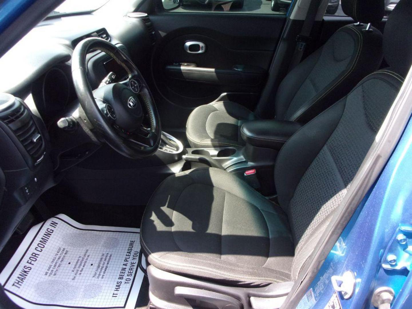 2016 BLUE KIA SOUL + (KNDJP3A55G7) with an 2.0L engine, Automatic transmission, located at 501 E. Columbia St., Springfield, OH, 45503, (800) 262-7122, 39.925262, -83.801796 - Photo#11