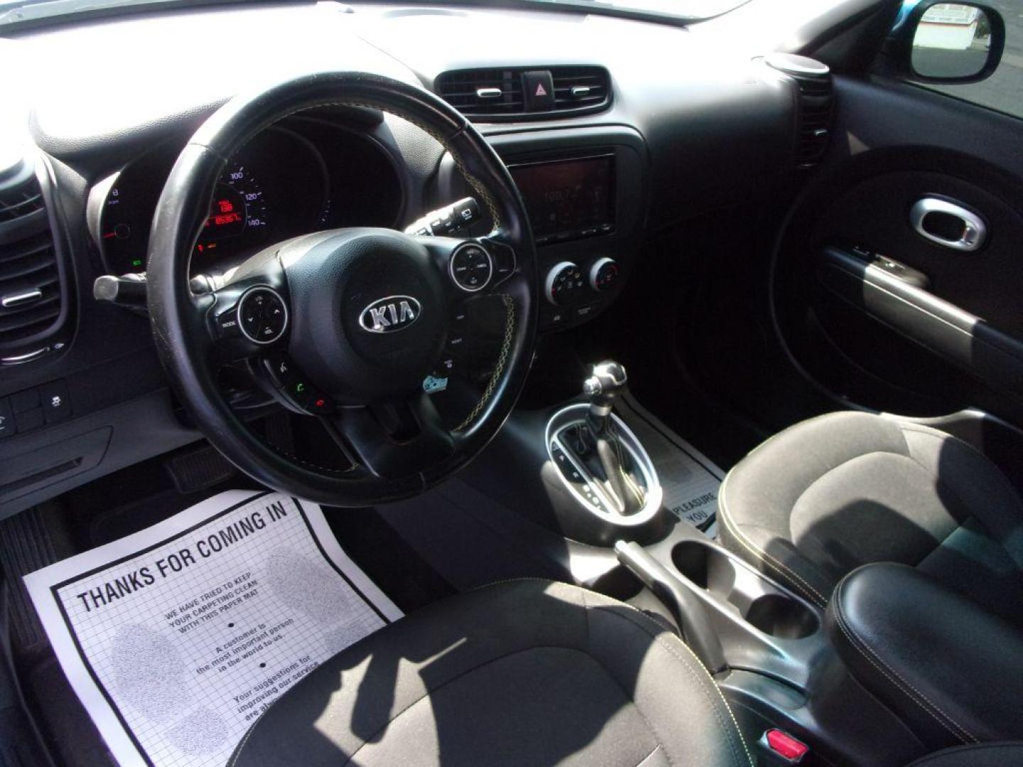 2016 BLUE KIA SOUL + (KNDJP3A55G7) with an 2.0L engine, Automatic transmission, located at 501 E. Columbia St., Springfield, OH, 45503, (800) 262-7122, 39.925262, -83.801796 - Photo#12