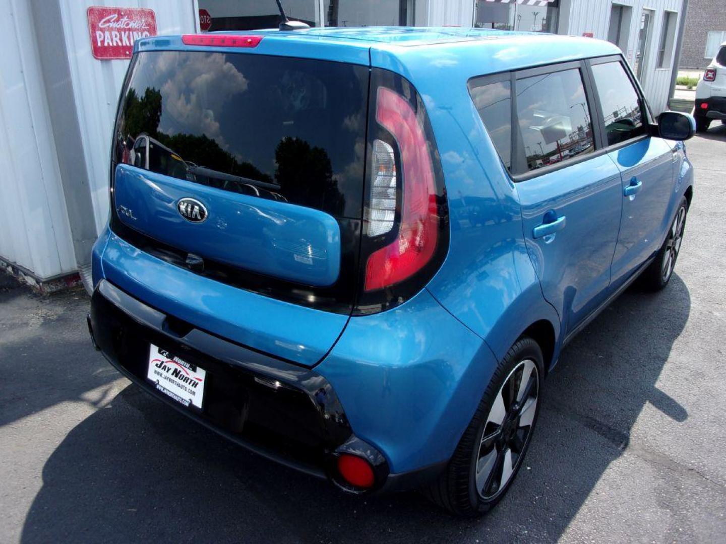2016 BLUE KIA SOUL + (KNDJP3A55G7) with an 2.0L engine, Automatic transmission, located at 501 E. Columbia St., Springfield, OH, 45503, (800) 262-7122, 39.925262, -83.801796 - Photo#5