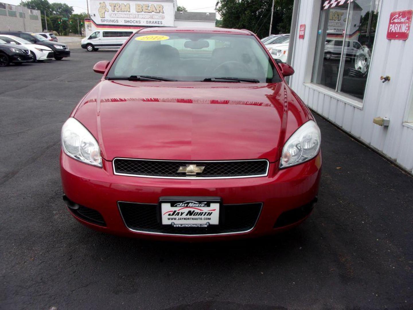 2012 RED CHEVROLET IMPALA LTZ (2G1WC5E38C1) with an 3.6L engine, Automatic transmission, located at 501 E. Columbia St., Springfield, OH, 45503, (800) 262-7122, 39.925262, -83.801796 - Photo#1