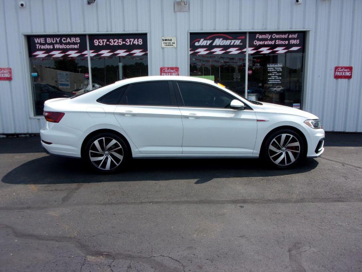 2019 WHITE VOLKSWAGEN JETTA GLI (3VW5T7BU8KM) with an 2.0L engine, 6-Speed Manual transmission, located at 501 E. Columbia St., Springfield, OH, 45503, (800) 262-7122, 39.925262, -83.801796 - *** GLI 6 - Speed Manual *** NICE!!! *** Serviced and Detailed *** Premium Audio *** Jay North Auto has offered hand picked vehicles since 1965! Our customer's enjoy a NO pressure buying experience with a small town feel. All of our vehicles get fully inspected and detailed. We are a preferred - Photo#0