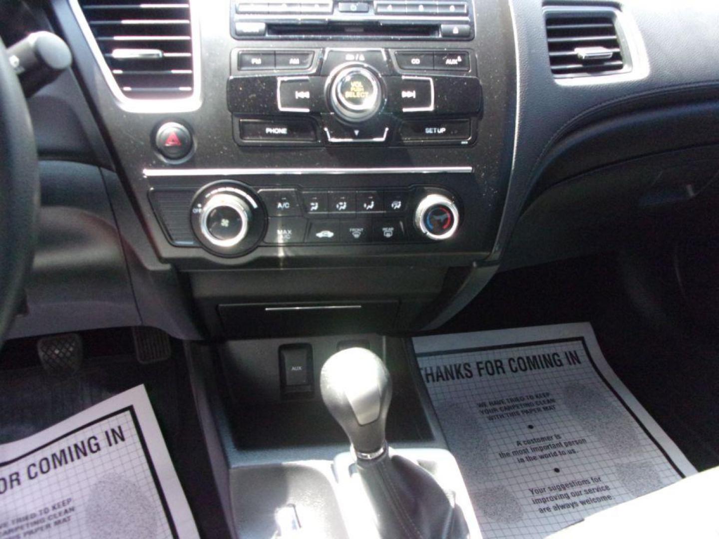 2015 BLACK HONDA CIVIC LX (19XFB2E55FE) with an 1.8L engine, 5-Speed Manual transmission, located at 501 E. Columbia St., Springfield, OH, 45503, (800) 262-7122, 39.925262, -83.801796 - Photo#10