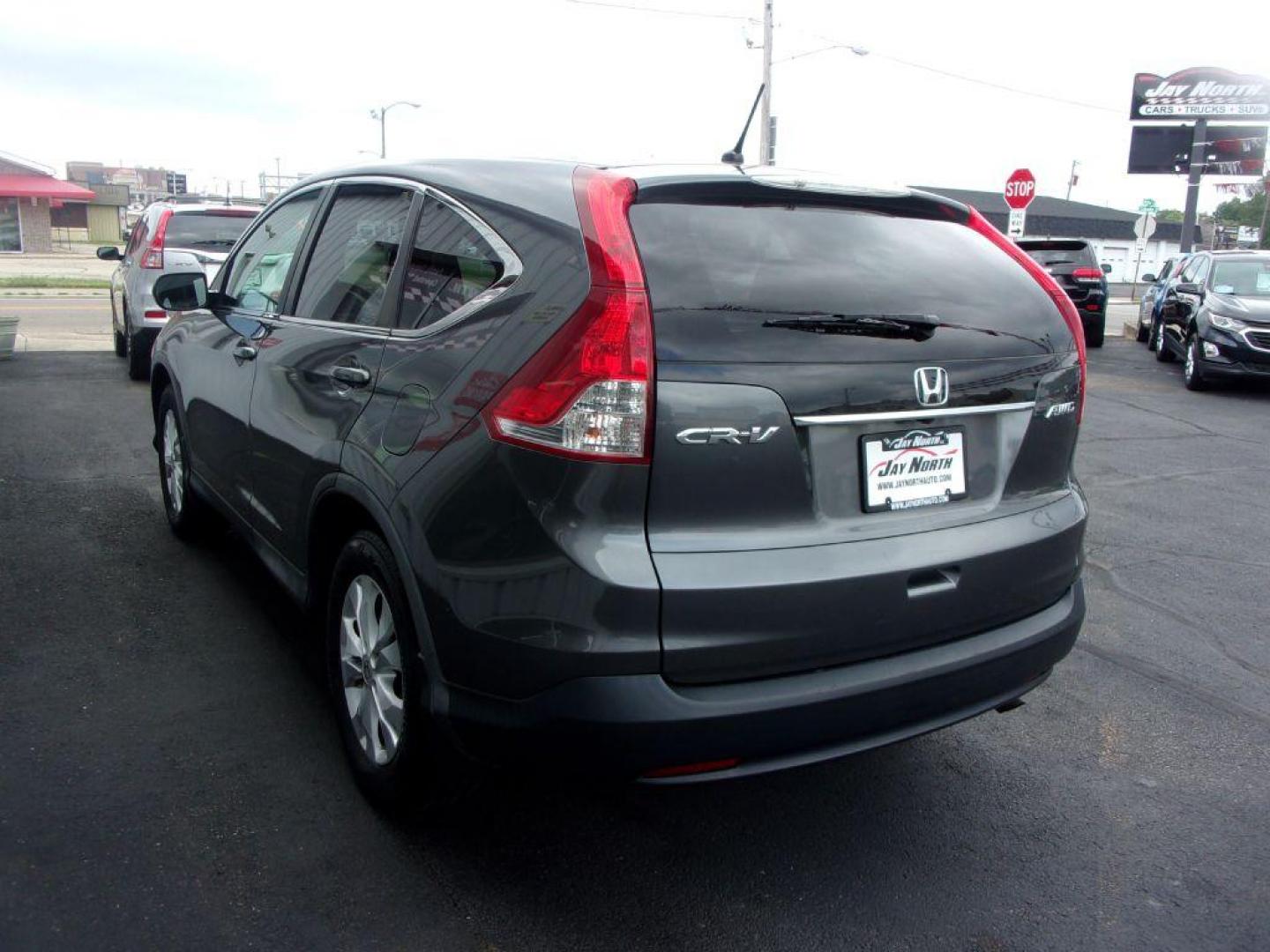 2013 GRAY HONDA CR-V EX (2HKRM4H56DH) with an 2.4L engine, Automatic transmission, located at 501 E. Columbia St., Springfield, OH, 45503, (800) 262-7122, 39.925262, -83.801796 - ***1-Owner***Clean Carfax***AWD***EX***Updated Timing***Serviced and Detailed*** Jay North Auto has offered hand picked vehicles since 1965! Our customer's enjoy a NO pressure buying experience with a small town feel. All of our vehicles get fully inspected and detailed. We are a preferred deale - Photo#5