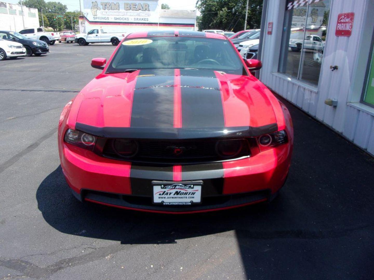 2010 RED FORD MUSTANG GT (1ZVBP8CHXA5) with an 4.6L engine, 5-Speed Manual transmission, located at 501 E. Columbia St., Springfield, OH, 45503, (800) 262-7122, 39.925262, -83.801796 - ***Wilwood Performance Brakes***Clean Carfax***GT***5 Speed***4.6L***V8***New Tires***Serviced and Detailed*** Jay North Auto has offered hand picked vehicles since 1965! Our customer's enjoy a NO pressure buying experience with a small town feel. All of our vehicles get fully inspected and deta - Photo#1