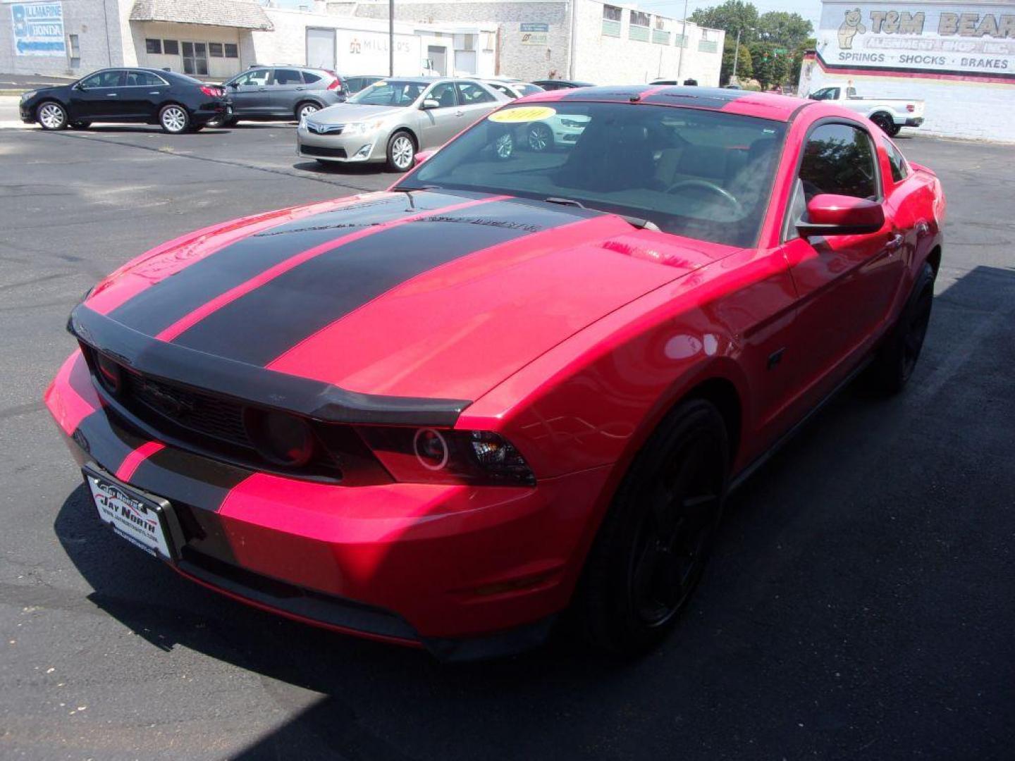 2010 RED FORD MUSTANG GT (1ZVBP8CHXA5) with an 4.6L engine, 5-Speed Manual transmission, located at 501 E. Columbia St., Springfield, OH, 45503, (800) 262-7122, 39.925262, -83.801796 - ***Wilwood Performance Brakes***Clean Carfax***GT***5 Speed***4.6L***V8***New Tires***Serviced and Detailed*** Jay North Auto has offered hand picked vehicles since 1965! Our customer's enjoy a NO pressure buying experience with a small town feel. All of our vehicles get fully inspected and deta - Photo#6