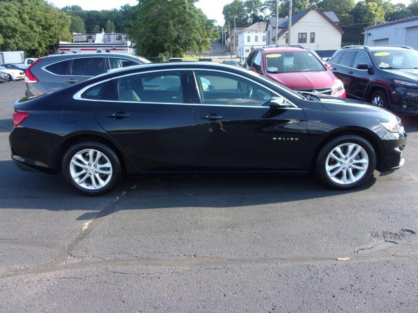 2018 BLACK CHEVROLET MALIBU LT (1G1ZD5ST1JF) with an 1.5L engine, Automatic transmission, located at 501 E. Columbia St., Springfield, OH, 45503, (800) 262-7122, 39.925262, -83.801796 - Photo#0