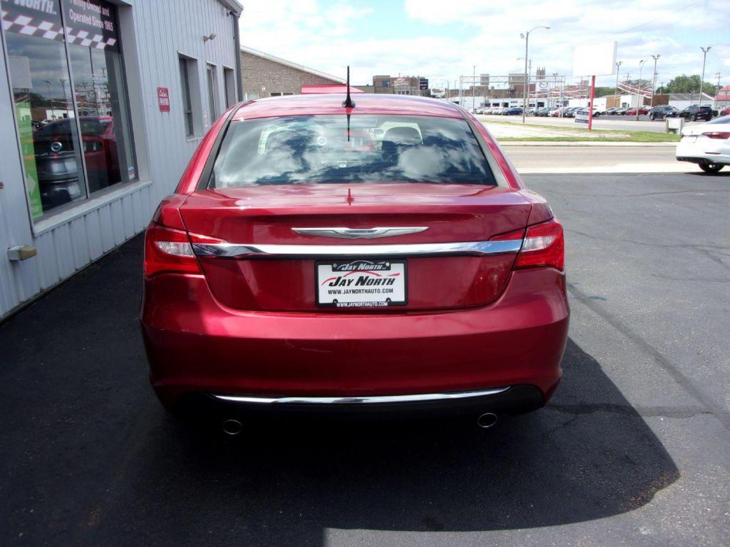2012 RED CHRYSLER 200 LIMITED (1C3CCBCG1CN) with an 3.6L engine, Automatic transmission, located at 501 E. Columbia St., Springfield, OH, 45503, (800) 262-7122, 39.925262, -83.801796 - Photo#2