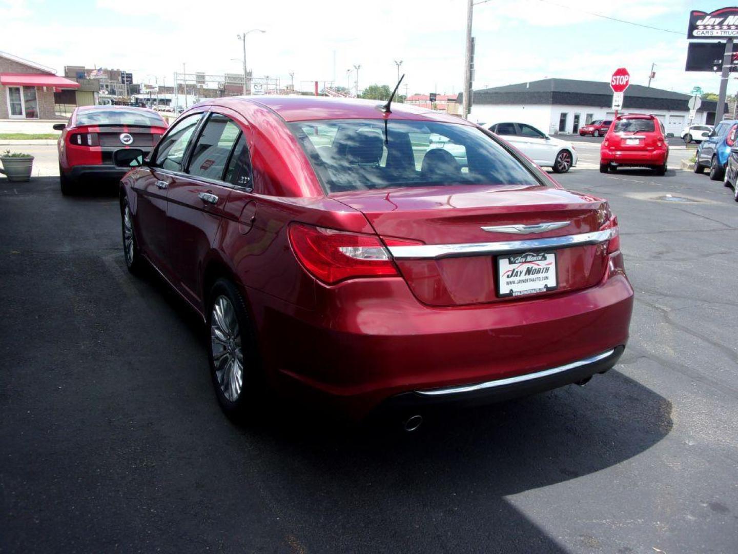 2012 RED CHRYSLER 200 LIMITED (1C3CCBCG1CN) with an 3.6L engine, Automatic transmission, located at 501 E. Columbia St., Springfield, OH, 45503, (800) 262-7122, 39.925262, -83.801796 - Photo#3