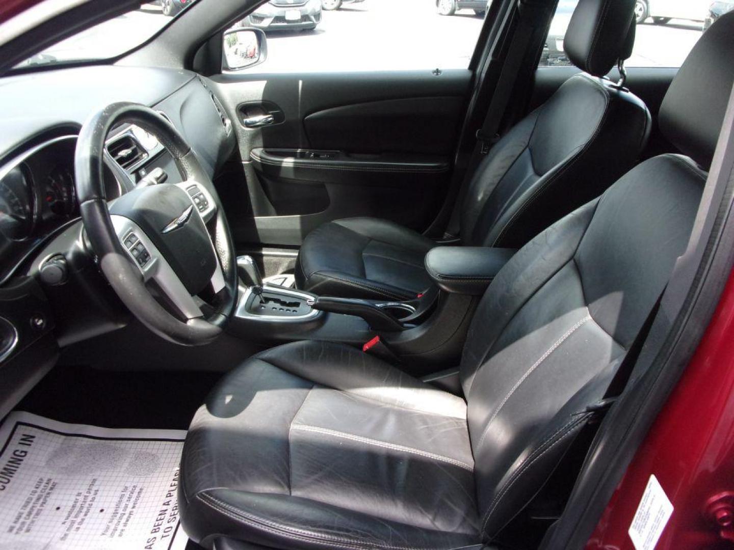 2012 RED CHRYSLER 200 LIMITED (1C3CCBCG1CN) with an 3.6L engine, Automatic transmission, located at 501 E. Columbia St., Springfield, OH, 45503, (800) 262-7122, 39.925262, -83.801796 - Photo#6
