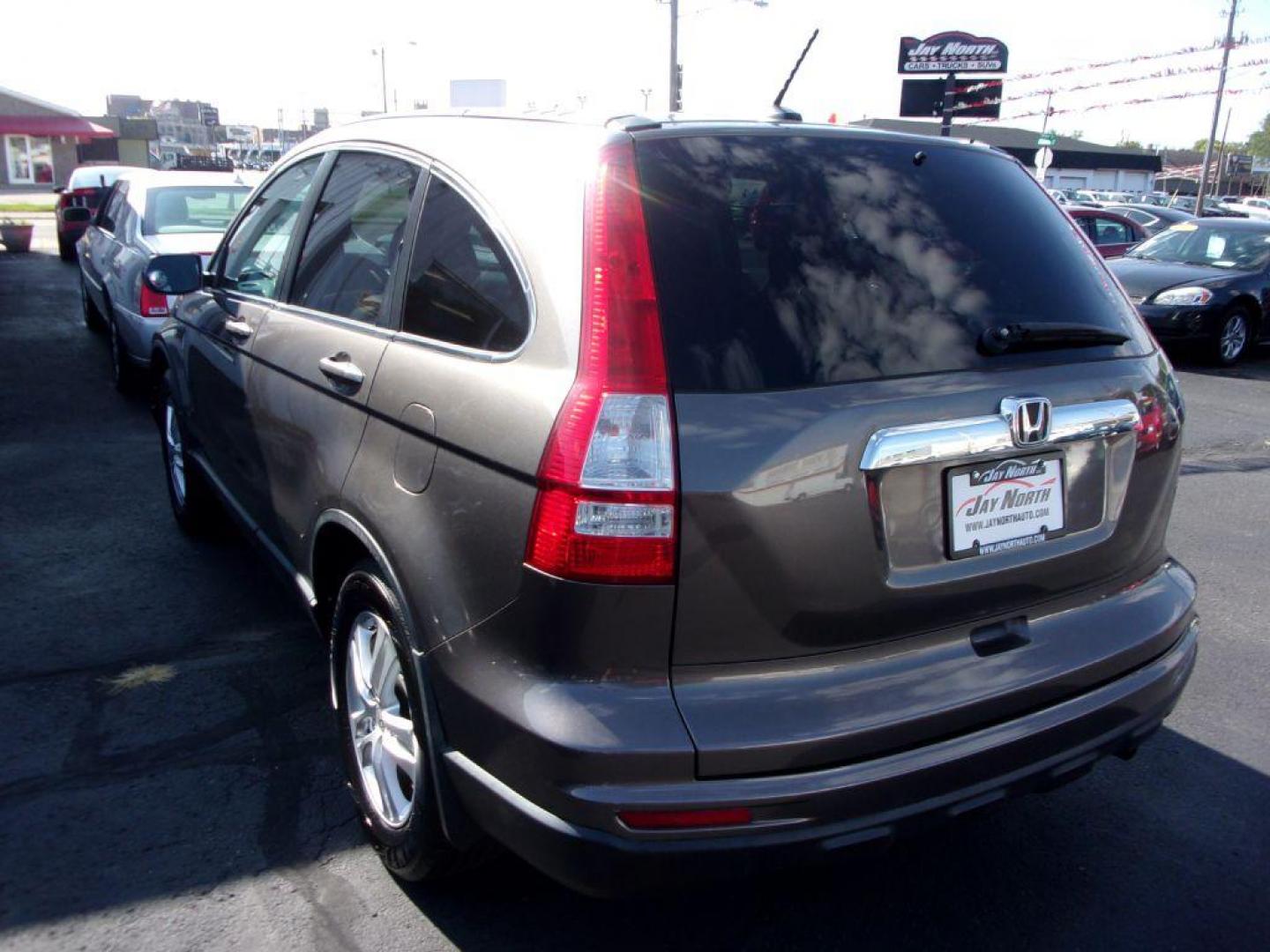 2010 GRAY HONDA CR-V EXL (5J6RE4H7XAL) with an 2.4L engine, Automatic transmission, located at 501 E. Columbia St., Springfield, OH, 45503, (800) 262-7122, 39.925262, -83.801796 - *** New Tires *** EX-L *** Moonroof *** Leather Seating *** AWD *** Serviced and Detailed *** Jay North Auto has offered hand picked vehicles since 1965! Our customer's enjoy a NO pressure buying experience with a small town feel. All of our vehicles get fully inspected and detailed. We are a p - Photo#3