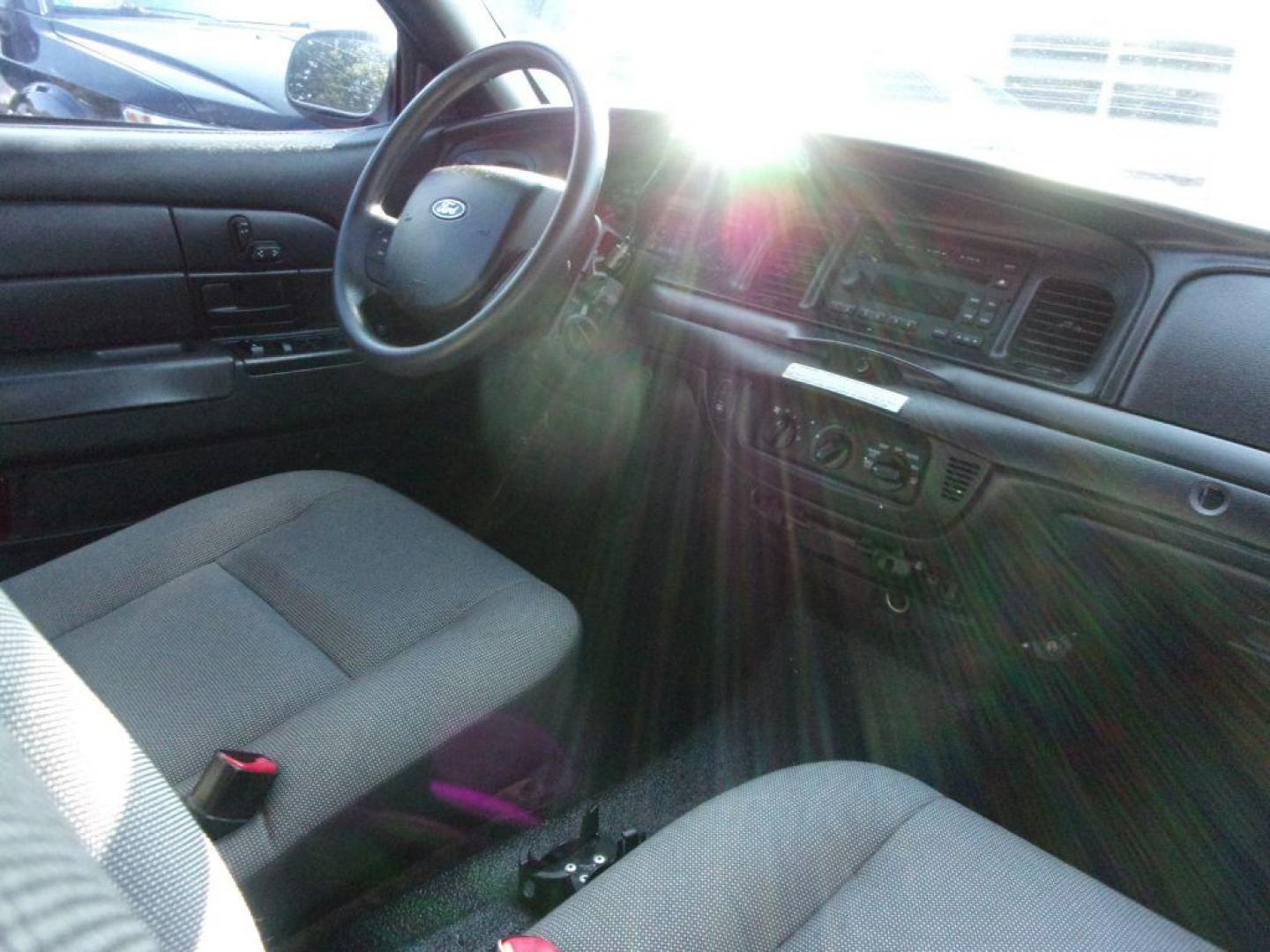 2010 BLUE FORD CROWN VICTORIA POLICE INTERCEPTOR (2FABP7BV1AX) with an 4.6L engine, Automatic transmission, located at 501 E. Columbia St., Springfield, OH, 45503, (800) 262-7122, 39.925262, -83.801796 - Photo#14