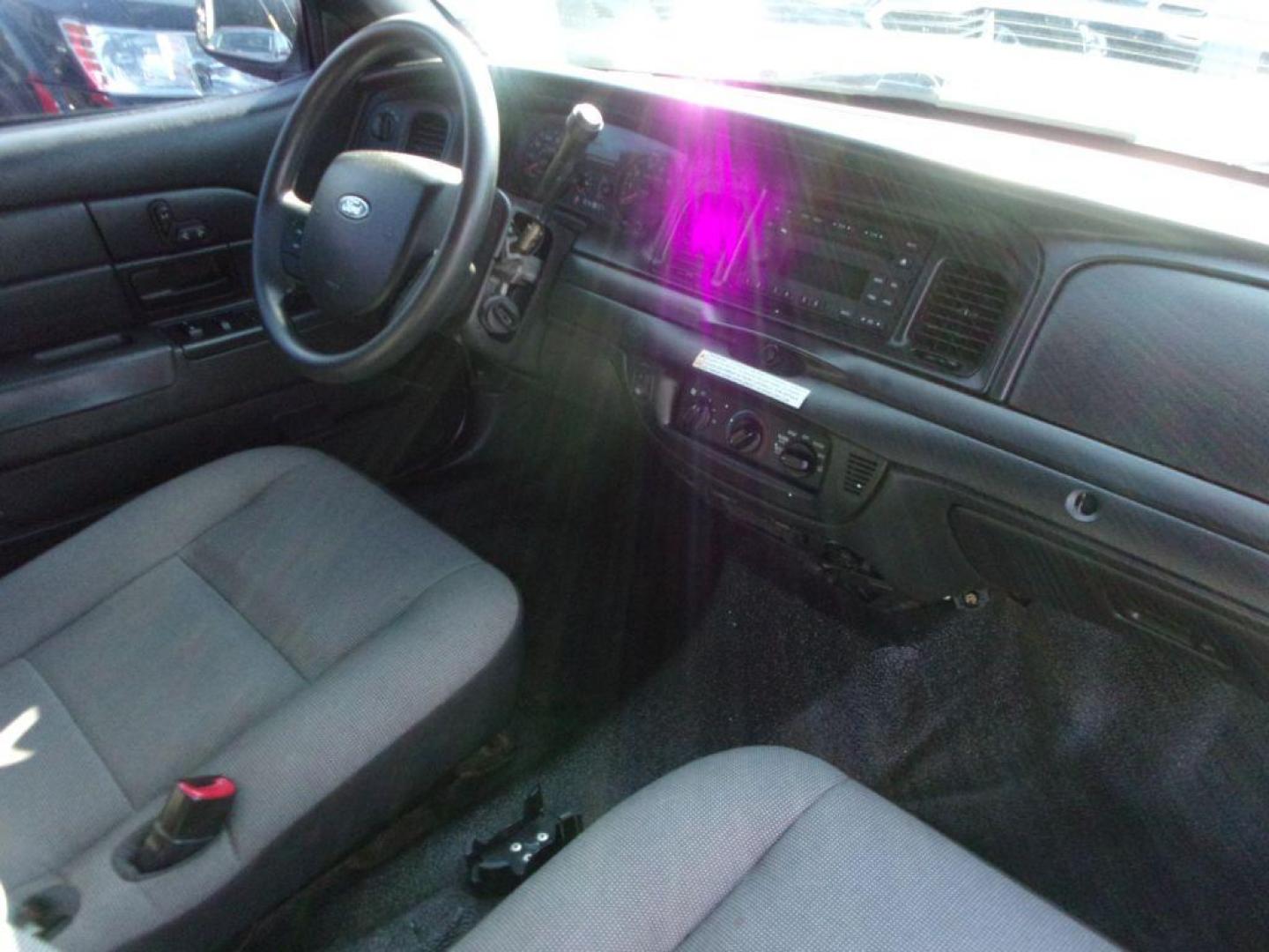 2010 BLUE FORD CROWN VICTORIA POLICE INTERCEPTOR (2FABP7BV1AX) with an 4.6L engine, Automatic transmission, located at 501 E. Columbia St., Springfield, OH, 45503, (800) 262-7122, 39.925262, -83.801796 - Photo#16
