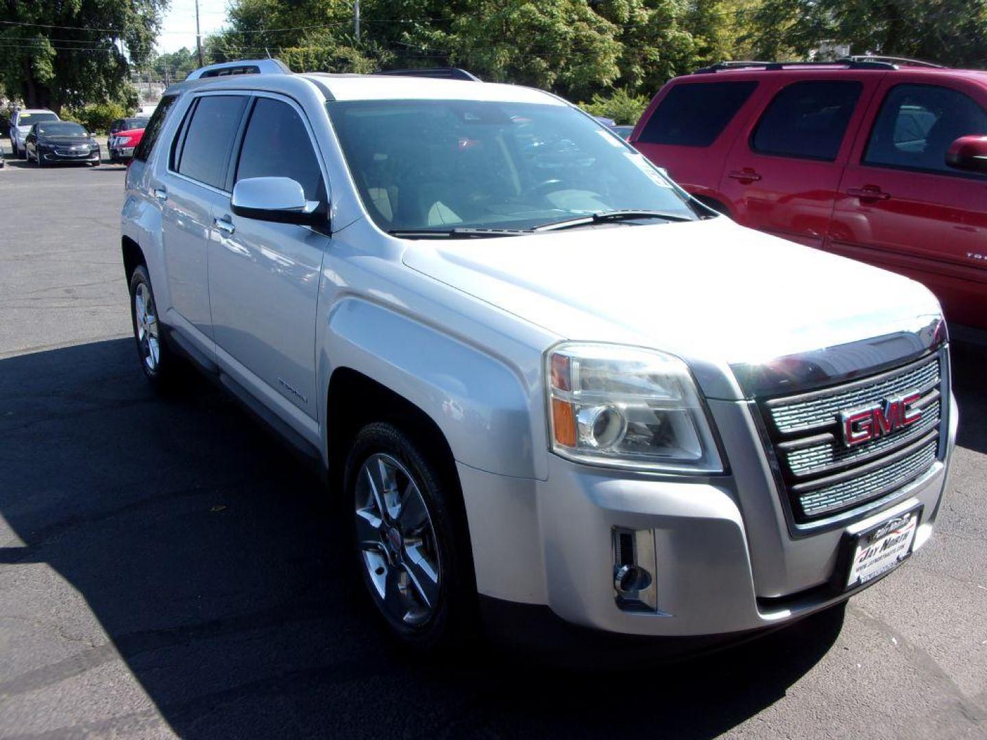 2015 SILVER GMC TERRAIN SLT (2GKALTEK8F6) with an 2.4L engine, Automatic transmission, located at 501 E. Columbia St., Springfield, OH, 45503, (800) 262-7122, 39.925262, -83.801796 - *** Heated Leather Seating *** Moonroof *** Back Up Camera *** Pioneer Audio *** Clean CarFax x/ 24 Service Records *** SLT *** Serviced and Detailed *** FWD *** Remote Start *** Power Rear Gate *** Jay North Auto has offered hand picked vehicles since 1965! Our customer's enjoy a NO pressure bu - Photo#1