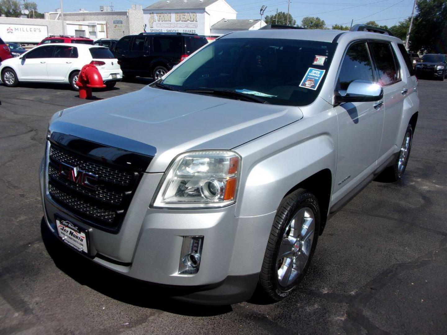 2015 SILVER GMC TERRAIN SLT (2GKALTEK8F6) with an 2.4L engine, Automatic transmission, located at 501 E. Columbia St., Springfield, OH, 45503, (800) 262-7122, 39.925262, -83.801796 - *** Heated Leather Seating *** Moonroof *** Back Up Camera *** Pioneer Audio *** Clean CarFax x/ 24 Service Records *** SLT *** Serviced and Detailed *** FWD *** Remote Start *** Power Rear Gate *** Jay North Auto has offered hand picked vehicles since 1965! Our customer's enjoy a NO pressure bu - Photo#3