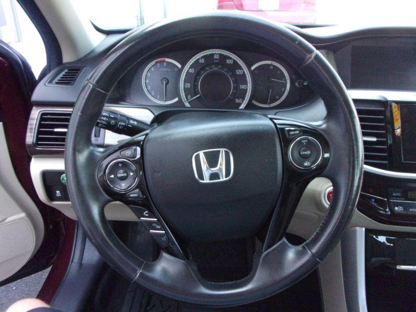 2017 RED HONDA ACCORD EXL (1HGCR3F80HA) with an 3.5L engine, Automatic transmission, located at 501 E. Columbia St., Springfield, OH, 45503, (800) 262-7122, 39.925262, -83.801796 - Photo#9