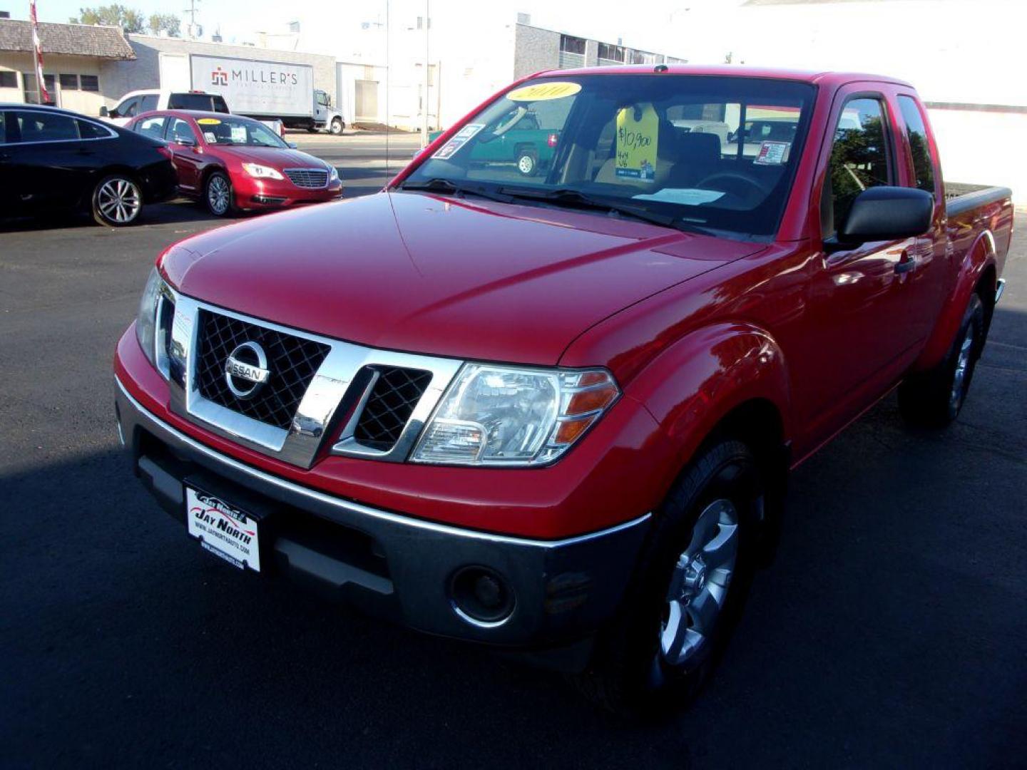 2010 RED NISSAN FRONTIER KING CAB SE (1N6AD0CW1AC) with an 4.0L engine, Automatic transmission, located at 501 E. Columbia St., Springfield, OH, 45503, (800) 262-7122, 39.925262, -83.801796 - Photo#3