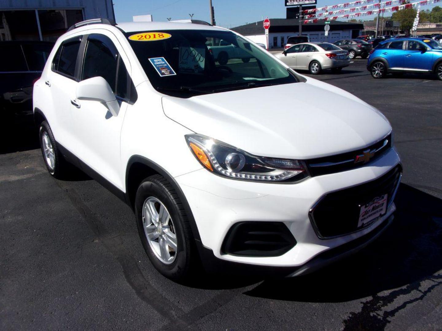 2018 WHITE CHEVROLET TRAX 1LT (KL7CJPSB6JB) with an 1.4L engine, Automatic transmission, located at 501 E. Columbia St., Springfield, OH, 45503, (800) 262-7122, 39.925262, -83.801796 - ***Clean Carfax***AWD***1.4L Turbo***LT***Serviced and Detailed*** Jay North Auto has offered hand picked vehicles since 1965! Our customer's enjoy a NO pressure buying experience with a small town feel. All of our vehicles get fully inspected and detailed. We are a preferred dealer for many loc - Photo#3