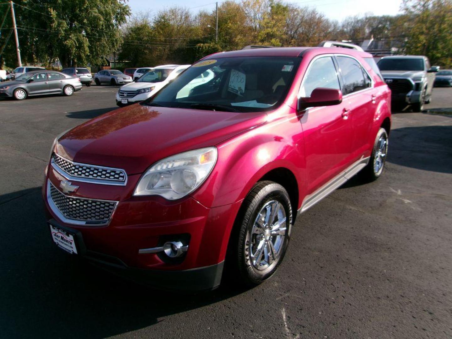 2015 RED CHEVROLET EQUINOX LT (2GNALCEK6F6) with an 2.4L engine, Automatic transmission, located at 501 E. Columbia St., Springfield, OH, 45503, (800) 262-7122, 39.925262, -83.801796 - *** New Tires *** Serviced and Detailed *** Updated Timing *** LT *** Remote Start *** Power Rear Gate *** Back Up Camera *** Jay North Auto has offered hand picked vehicles since 1965! Our customer's enjoy a NO pressure buying experience with a small town feel. All of our vehicles get fully ins - Photo#1