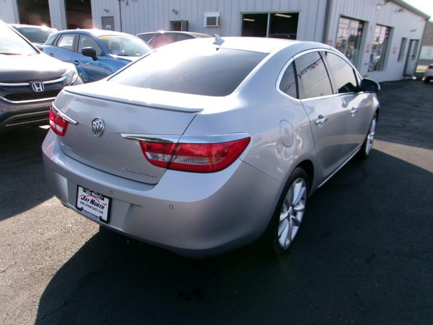 2013 SILVER BUICK VERANO LEATHER (1G4PS5SK0D4) with an 2.4L engine, Automatic transmission, located at 501 E. Columbia St., Springfield, OH, 45503, (800) 262-7122, 39.925262, -83.801796 - Photo#3