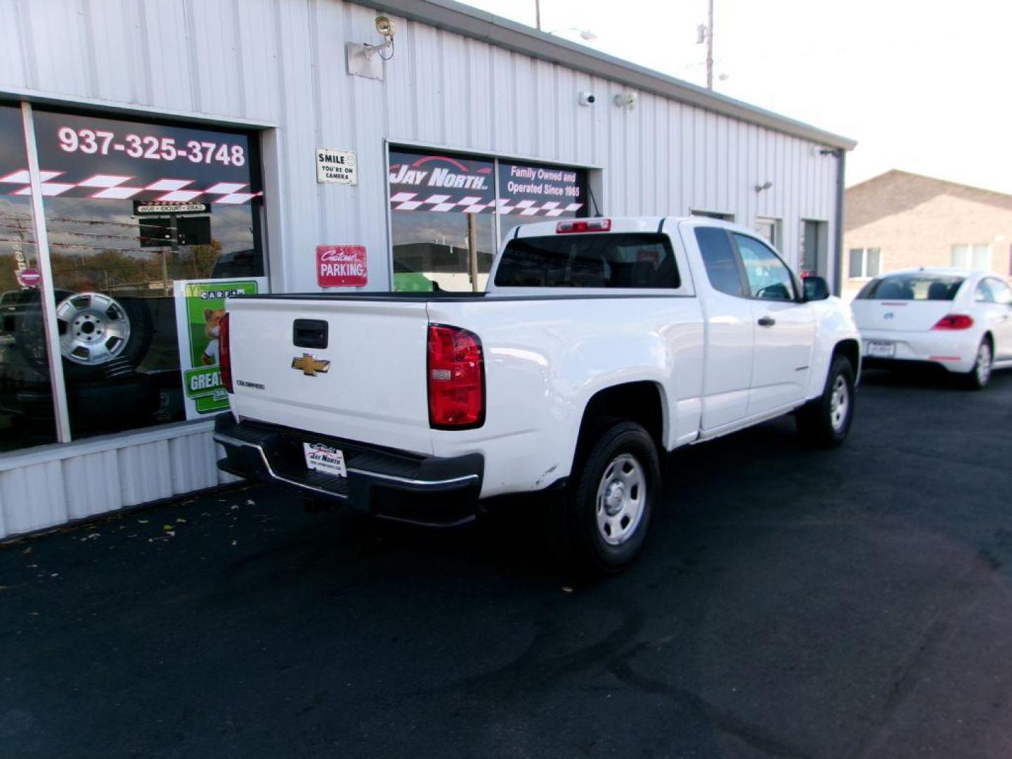 2020 WHITE CHEVROLET COLORADO EXT CAB 2WT (1GCHSBEA5L1) with an 2.5L engine, Automatic transmission, located at 501 E. Columbia St., Springfield, OH, 45503, (800) 262-7122, 39.925262, -83.801796 - ***1-Owner***Work Truck***Back-up Camera***Serviced and Detailed*** Jay North Auto has offered hand picked vehicles since 1965! Our customer's enjoy a NO pressure buying experience with a small town feel. All of our vehicles get fully inspected and detailed. We are a preferred dealer for many - Photo#3