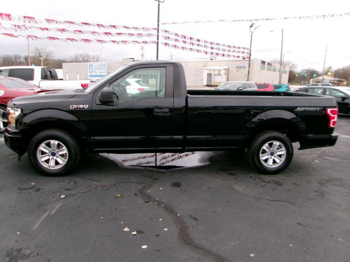 2018 BLACK FORD F150 XL SPORT (1FTMF1CP1JK) with an 2.7L engine, Automatic transmission, located at 501 E. Columbia St., Springfield, OH, 45503, (800) 262-7122, 39.925262, -83.801796 - *** 1 Owner w/ Clean CarFax *** XL Sport Appearance Package *** Ecoboost *** Power Windows and Locks *** CLEAN *** Tow *** Jay North Auto has offered hand picked vehicles since 1965! Our customer's enjoy a NO pressure buying experience with a small town feel. All of our vehicles get fully inspec - Photo#0