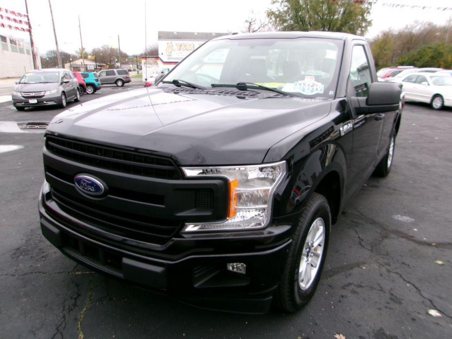 2018 BLACK FORD F150 XL SPORT (1FTMF1CP1JK) with an 2.7L engine, Automatic transmission, located at 501 E. Columbia St., Springfield, OH, 45503, (800) 262-7122, 39.925262, -83.801796 - *** 1 Owner w/ Clean CarFax *** XL Sport Appearance Package *** Ecoboost *** Power Windows and Locks *** CLEAN *** Tow *** Jay North Auto has offered hand picked vehicles since 1965! Our customer's enjoy a NO pressure buying experience with a small town feel. All of our vehicles get fully inspec - Photo#1