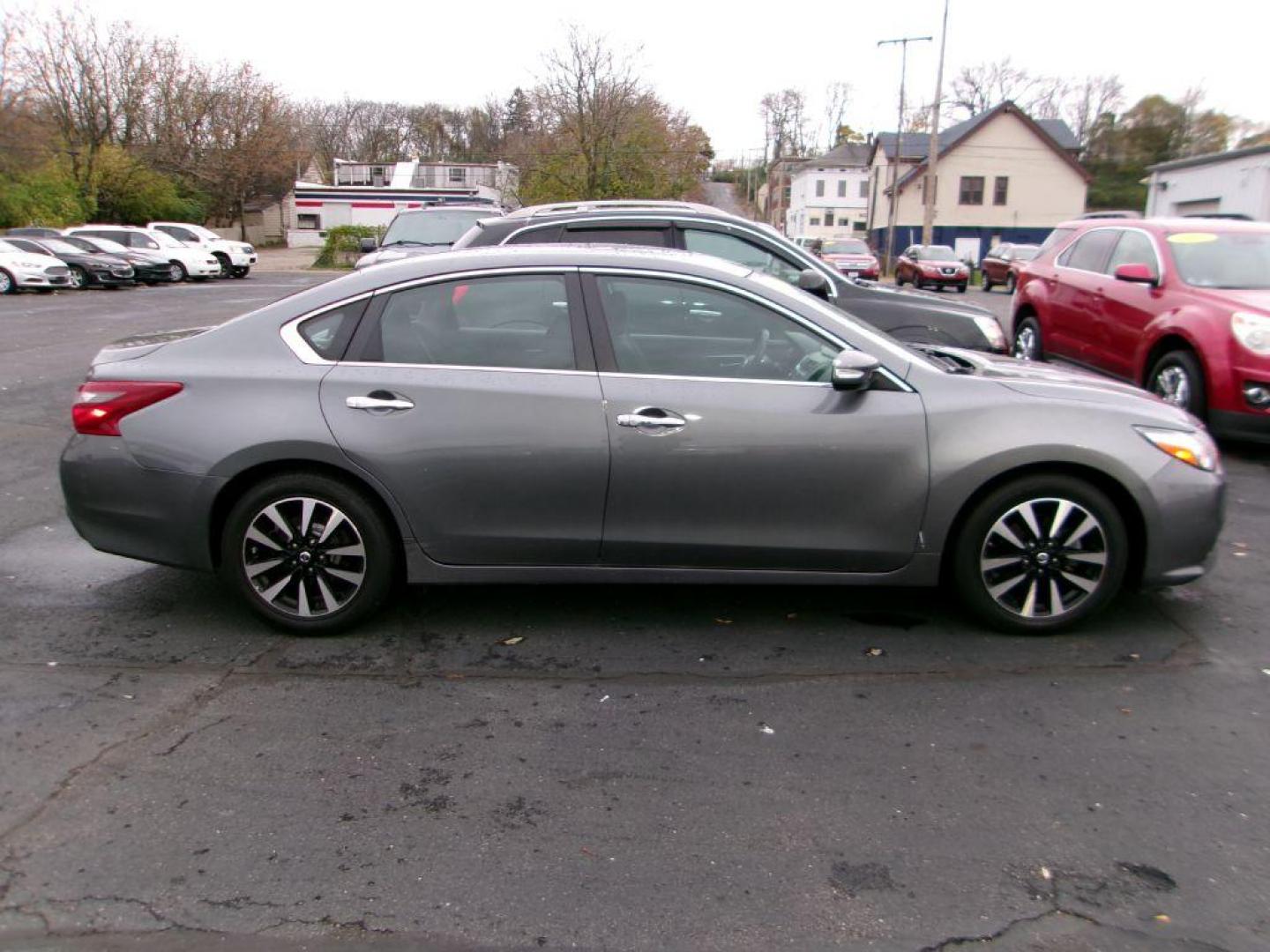 2018 GRAY NISSAN ALTIMA 2.5 SV (1N4AL3AP3JC) with an 2.5L engine, Continuously Variable transmission, located at 501 E. Columbia St., Springfield, OH, 45503, (800) 262-7122, 39.925262, -83.801796 - Photo#0