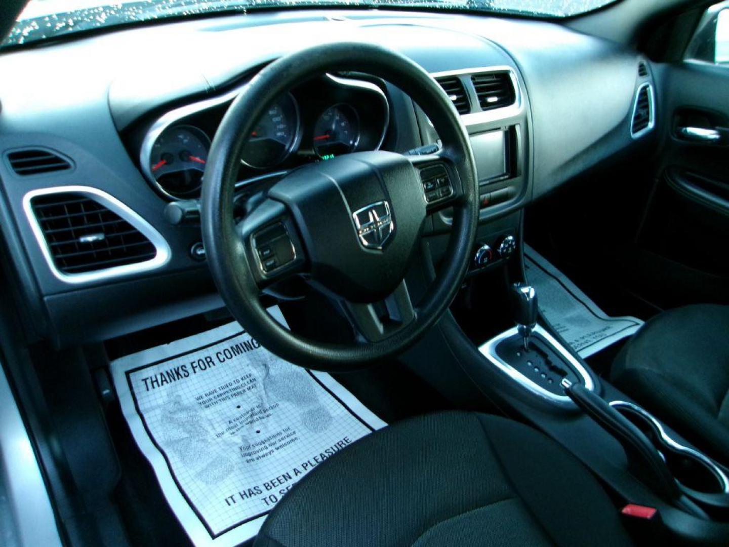 2013 SILVER DODGE AVENGER SE (1C3CDZAG4DN) with an 3.6L engine, Automatic transmission, located at 501 E. Columbia St., Springfield, OH, 45503, (800) 262-7122, 39.925262, -83.801796 - Photo#10