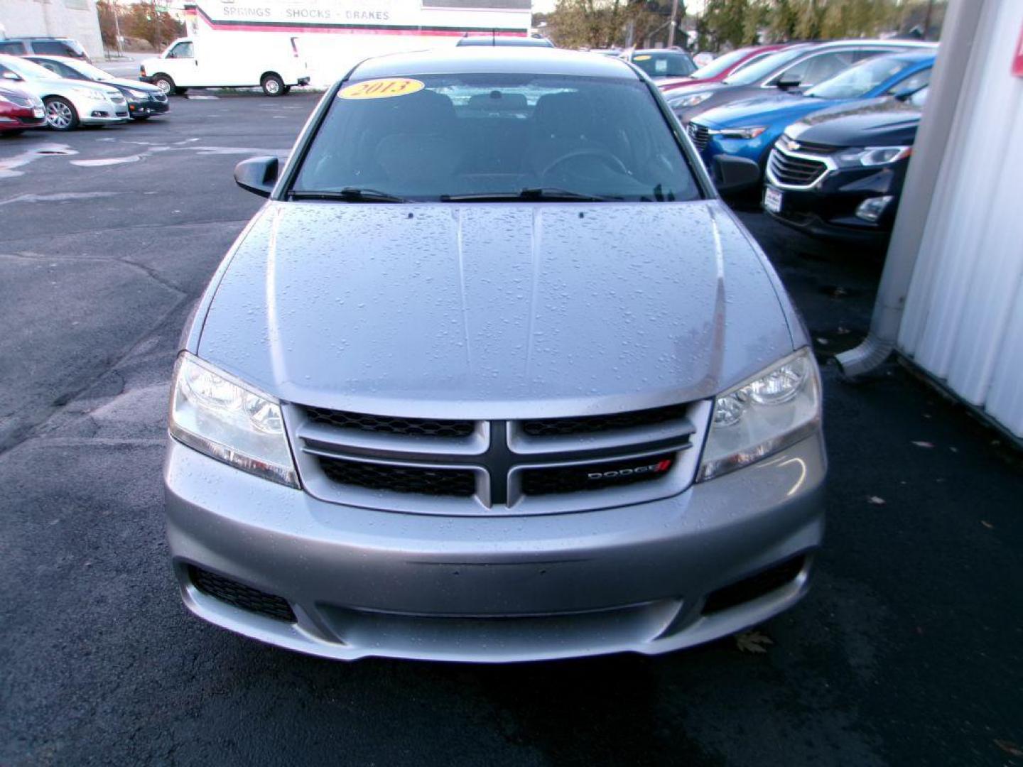 2013 SILVER DODGE AVENGER SE (1C3CDZAG4DN) with an 3.6L engine, Automatic transmission, located at 501 E. Columbia St., Springfield, OH, 45503, (800) 262-7122, 39.925262, -83.801796 - Photo#2