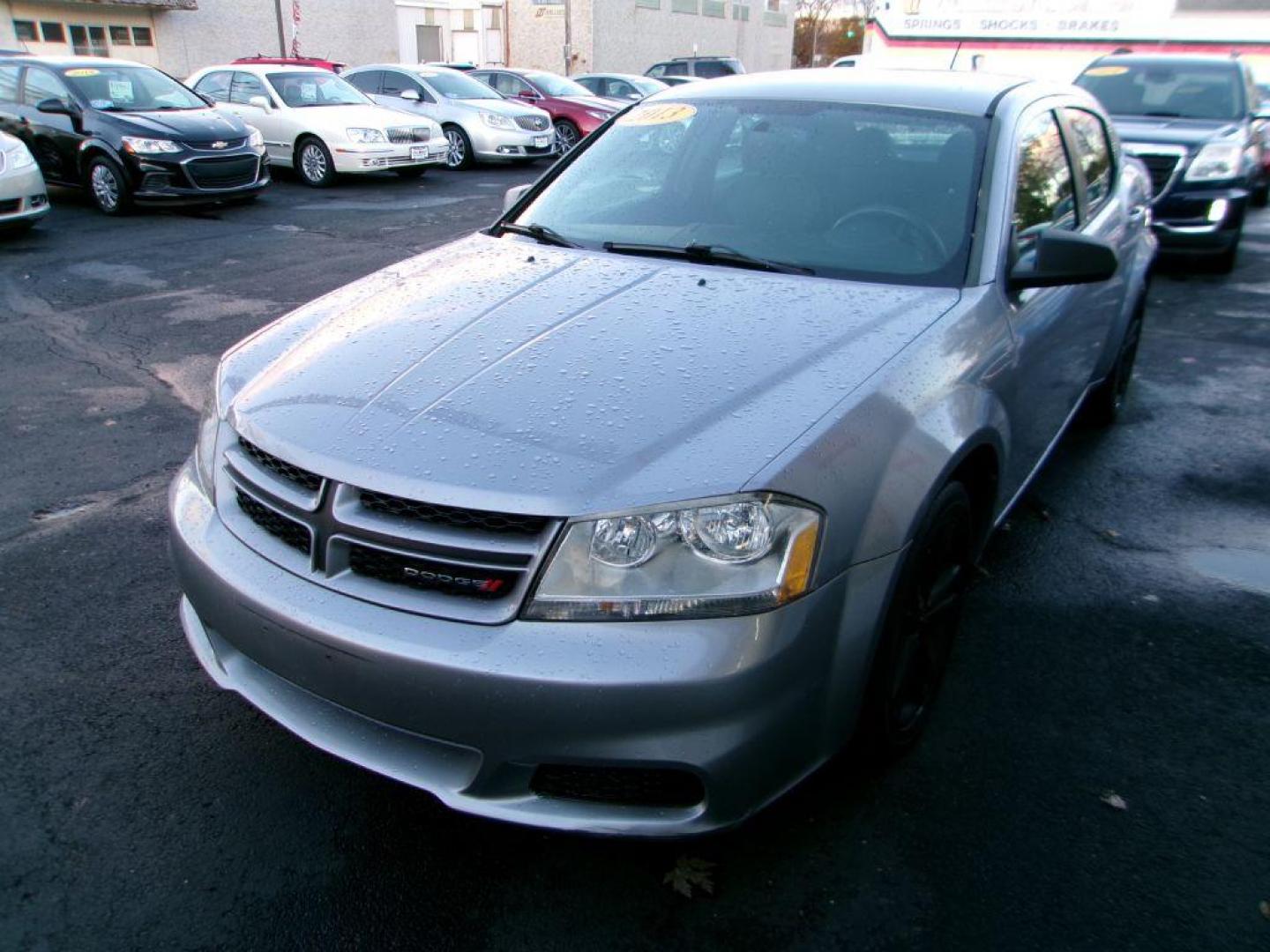 2013 SILVER DODGE AVENGER SE (1C3CDZAG4DN) with an 3.6L engine, Automatic transmission, located at 501 E. Columbia St., Springfield, OH, 45503, (800) 262-7122, 39.925262, -83.801796 - Photo#3