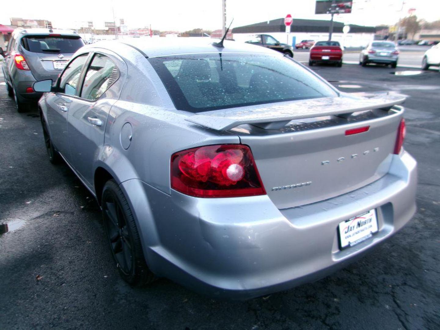 2013 SILVER DODGE AVENGER SE (1C3CDZAG4DN) with an 3.6L engine, Automatic transmission, located at 501 E. Columbia St., Springfield, OH, 45503, (800) 262-7122, 39.925262, -83.801796 - Photo#4