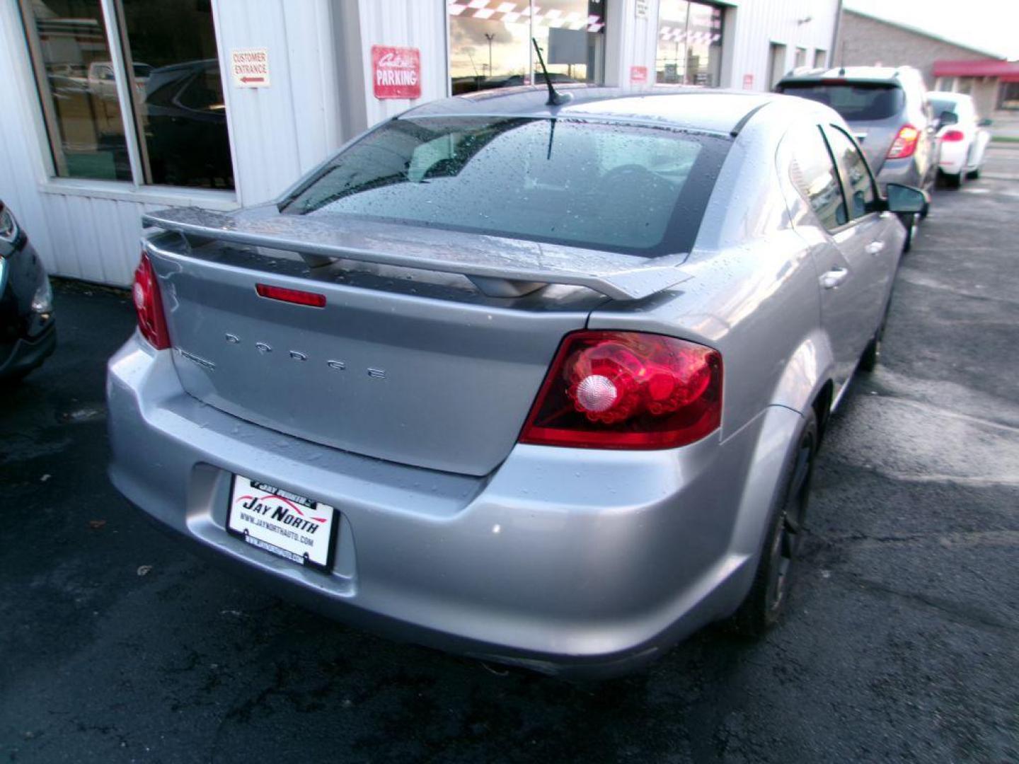 2013 SILVER DODGE AVENGER SE (1C3CDZAG4DN) with an 3.6L engine, Automatic transmission, located at 501 E. Columbia St., Springfield, OH, 45503, (800) 262-7122, 39.925262, -83.801796 - Photo#5