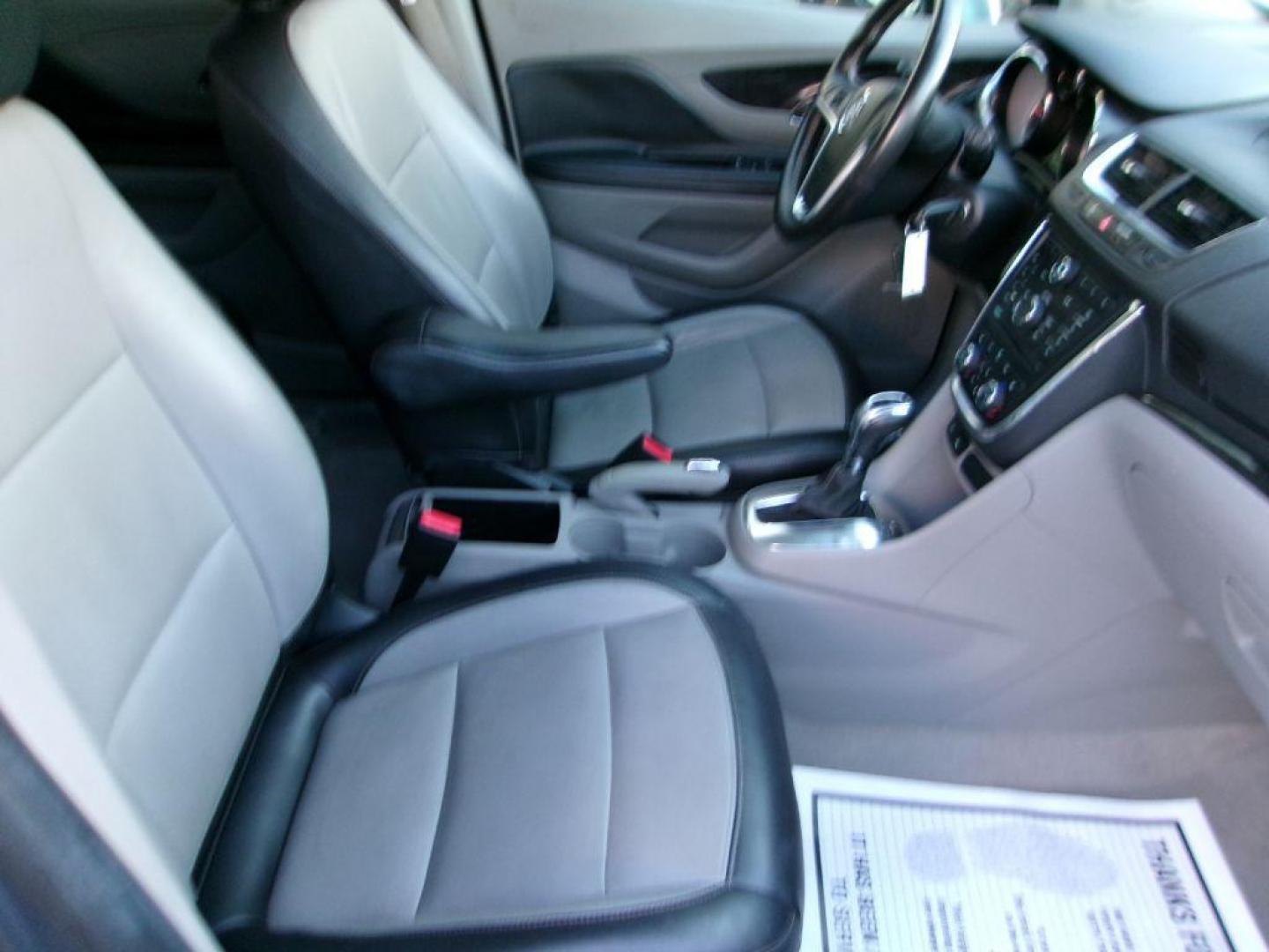 2015 GRAY BUICK ENCORE PREMIUM (KL4CJHSB2FB) with an 1.4L engine, Automatic transmission, located at 501 E. Columbia St., Springfield, OH, 45503, (800) 262-7122, 39.925262, -83.801796 - *** 1 Owner *** 30 Service Records *** Premium *** All Wheel Drive *** Serviced and Detailed *** Back Up Camera *** Heated Leather Seating *** Bose Audio *** Jay North Auto has offered hand picked vehicles since 1965! Our customer's enjoy a NO pressure buying experience with a small town feel. - Photo#17