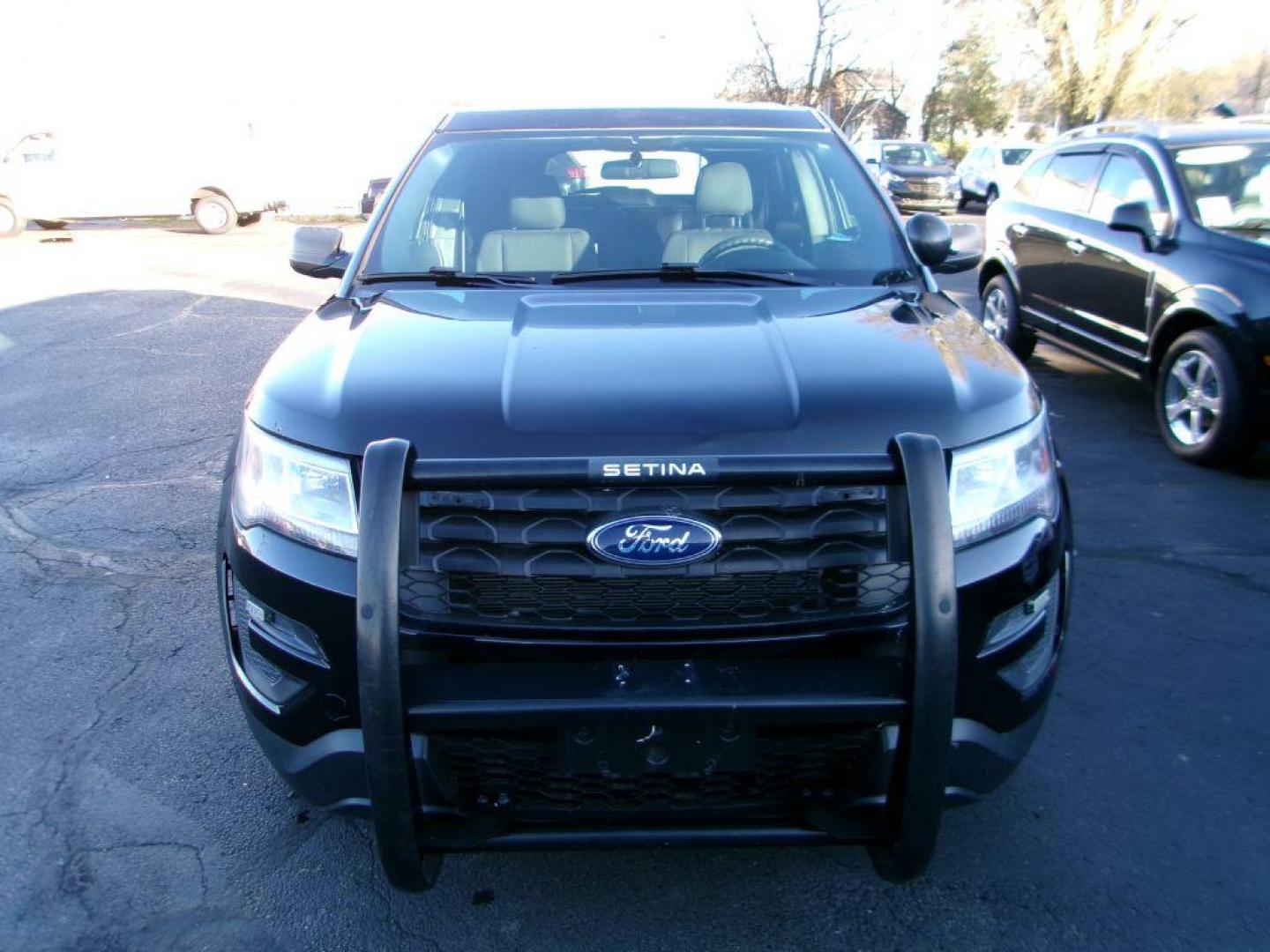 2017 BLACK FORD EXPLORER POLICE INTERCEPTOR (1FM5K8AR7HG) with an 3.7L engine, Automatic transmission, located at 501 E. Columbia St., Springfield, OH, 45503, (800) 262-7122, 39.925262, -83.801796 - ***POLICE INTERCEPTOR***AWD***Clean Carfax***New Front and Rear Pads and Rotors***Serviced and Detailed*** Jay North Auto has offered hand picked vehicles since 1965! Our customer's enjoy a NO pressure buying experience with a small town feel. All of our vehicles get fully inspected and detail - Photo#1